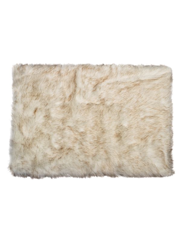 Коврик из искусственного овечьего меха 91 x 61 см, мягкий и прочный Luxe Faux Fur