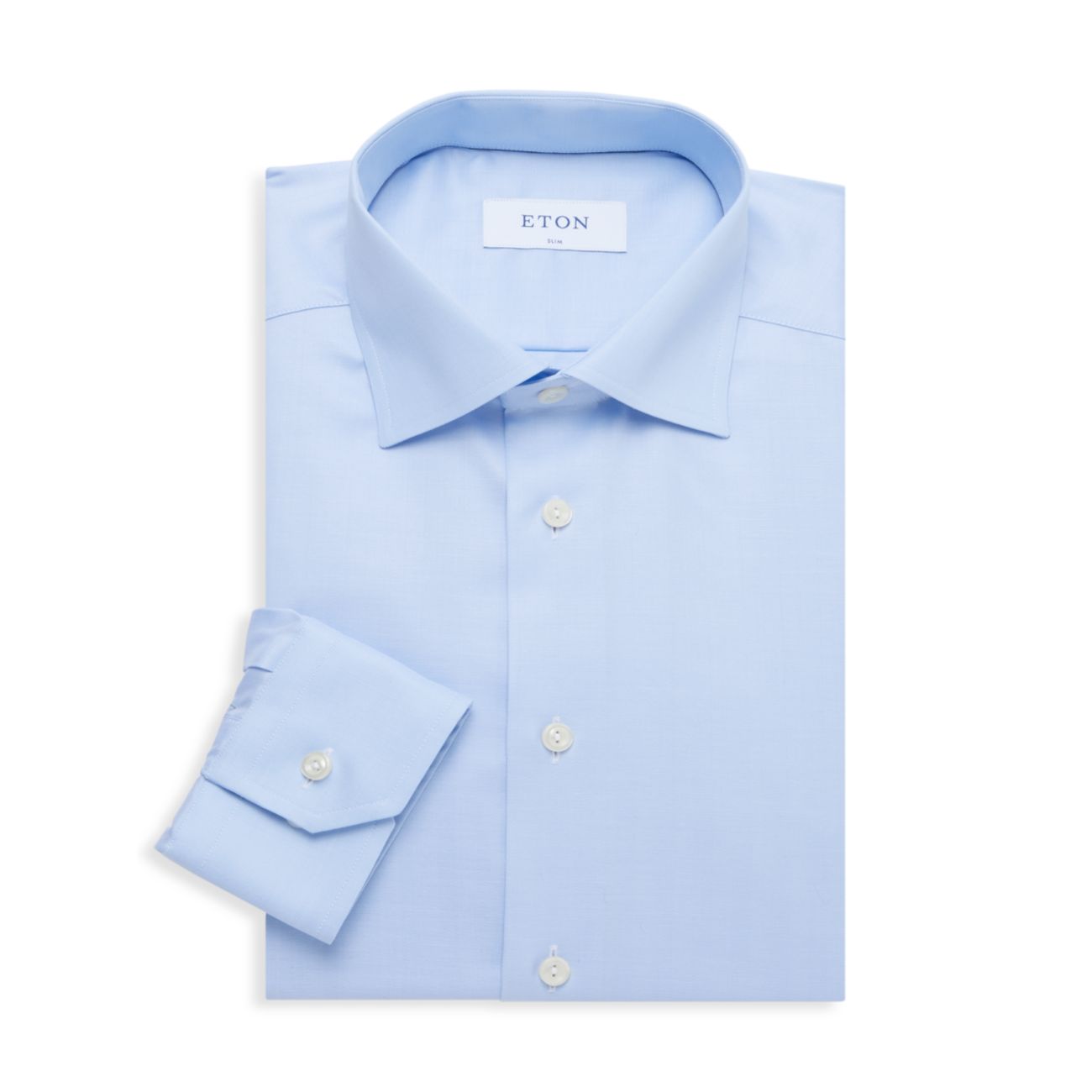 Однотонная классическая рубашка Eton