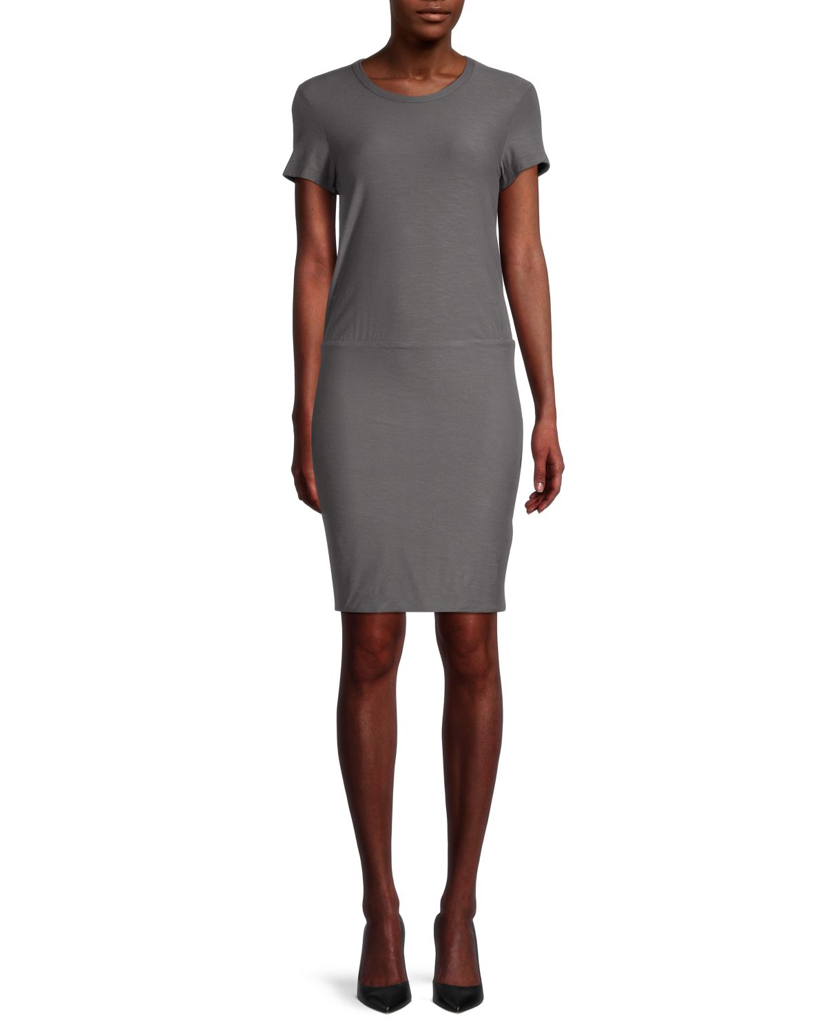 Платье-футболка эластичной вязки James Perse