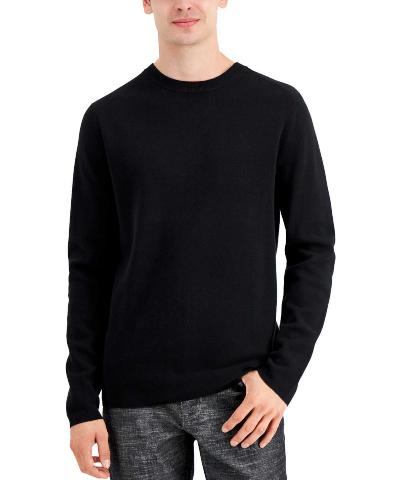 Мужской однотонный свитер Milano, созданный для Macy's DKNY