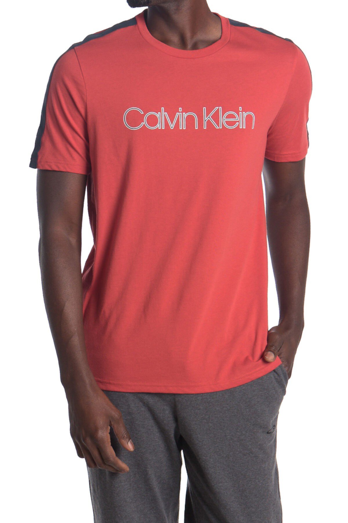 Crew Neck Logo Pajama T-Shirt Calvin Klein