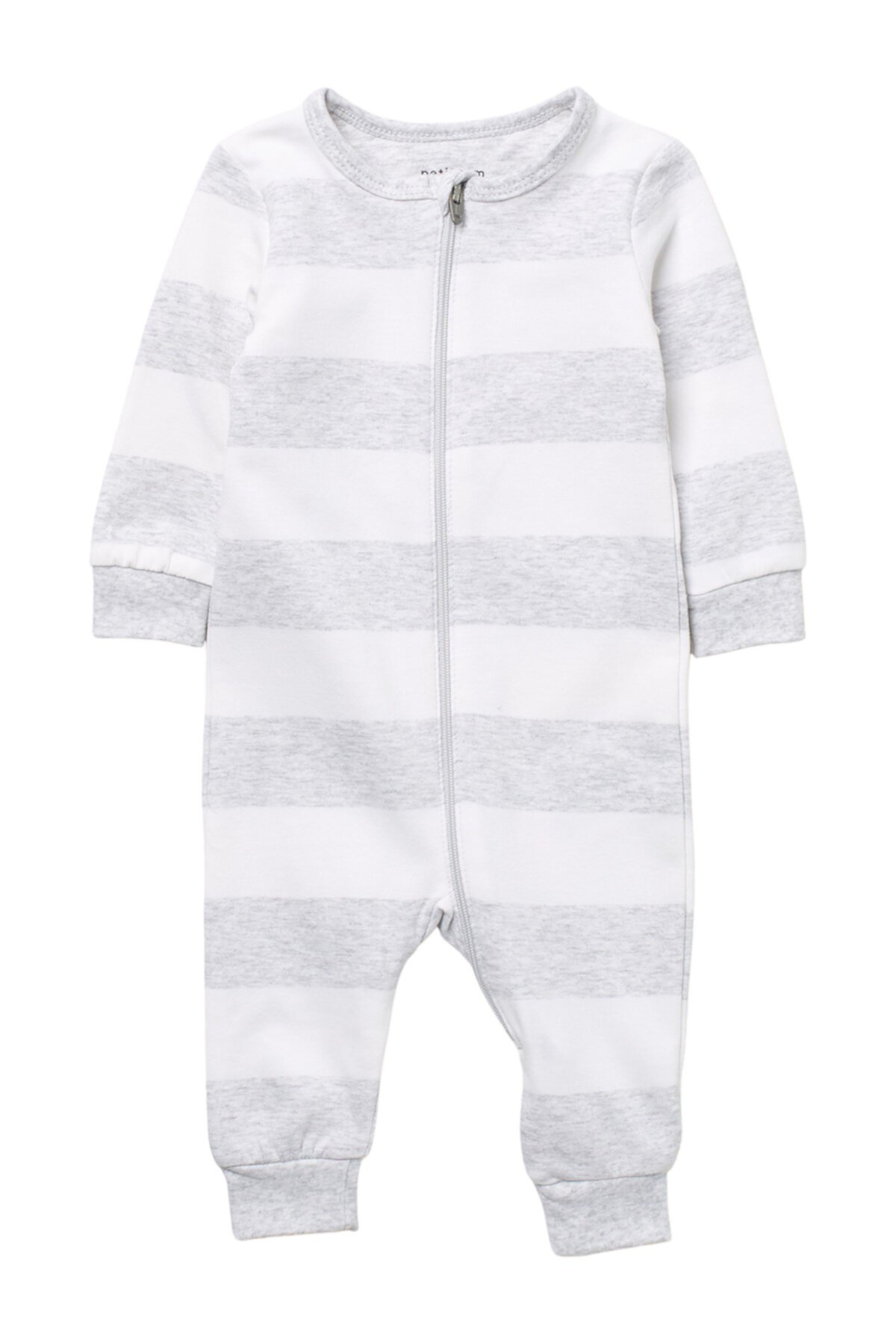 Striped Knit Coverall (Baby) Petit Lem
