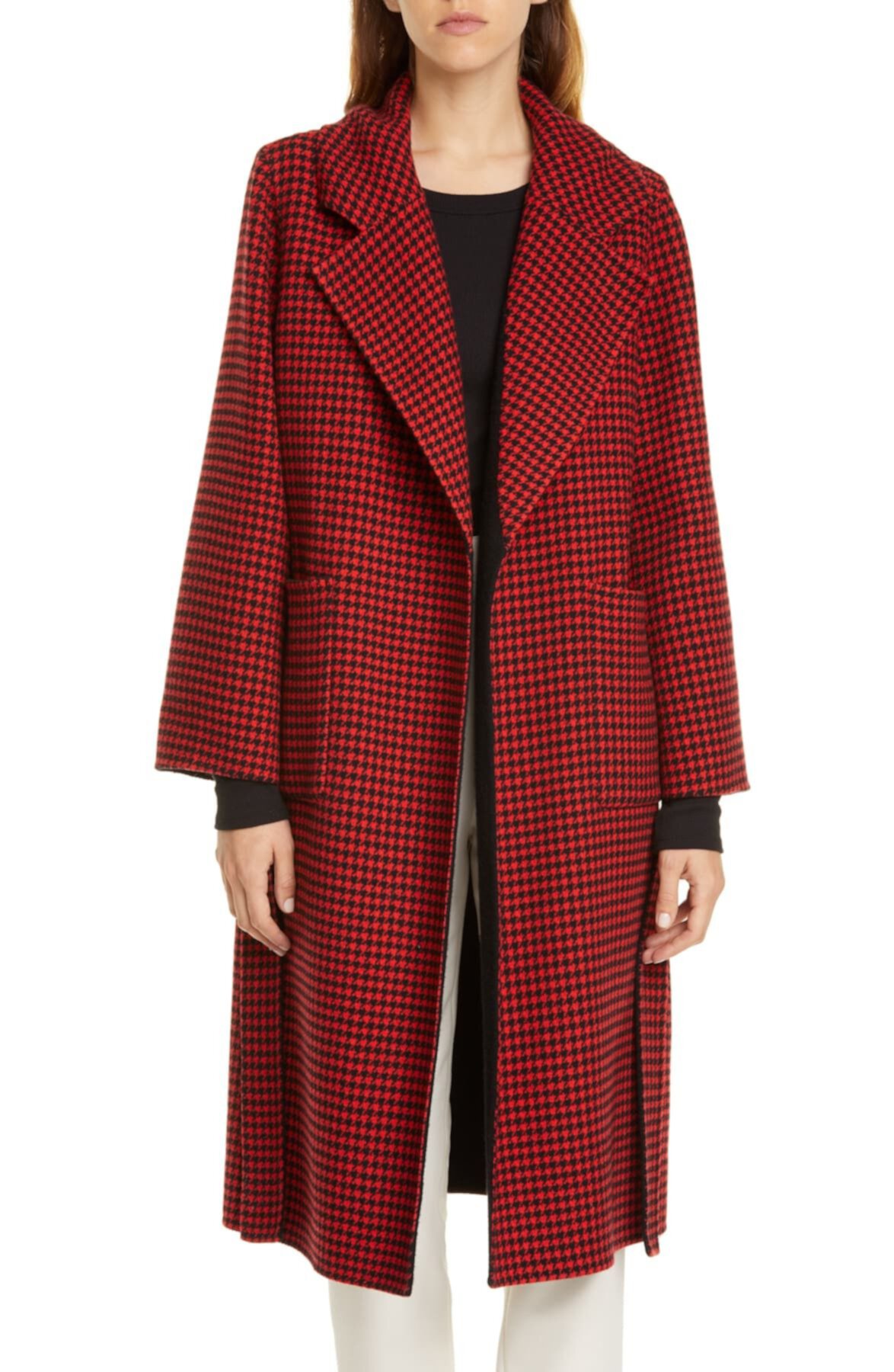 Lyonia Belted Wool & Cashmere Coat VERONICA BEARD