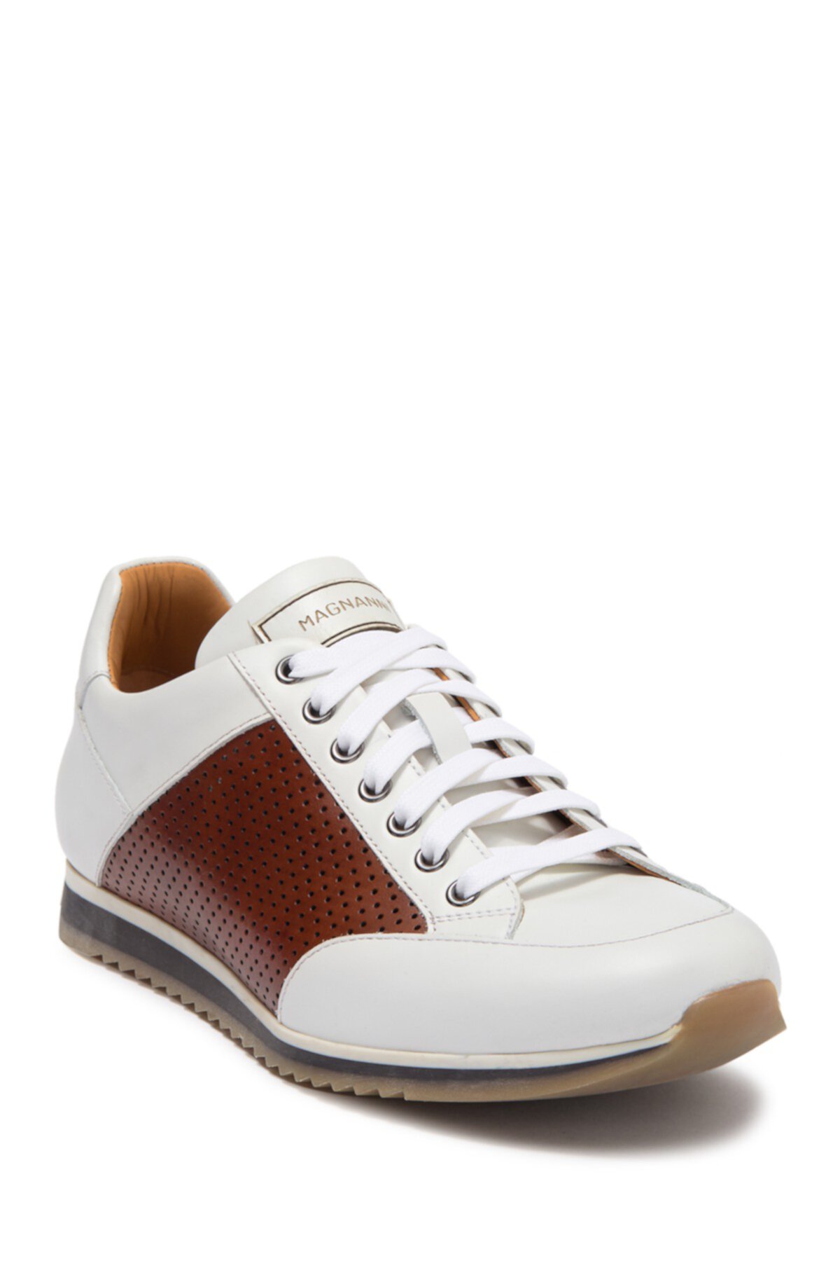 Chaz Perforated Leather Sneaker Magnanni