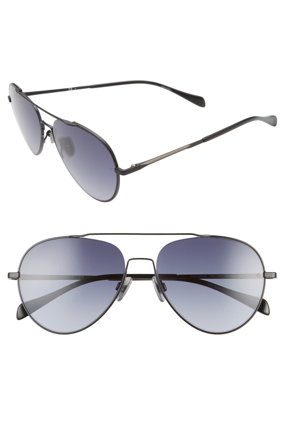 Солнцезащитные очки-авиаторы с градиентом 58 мм Rag & Bone