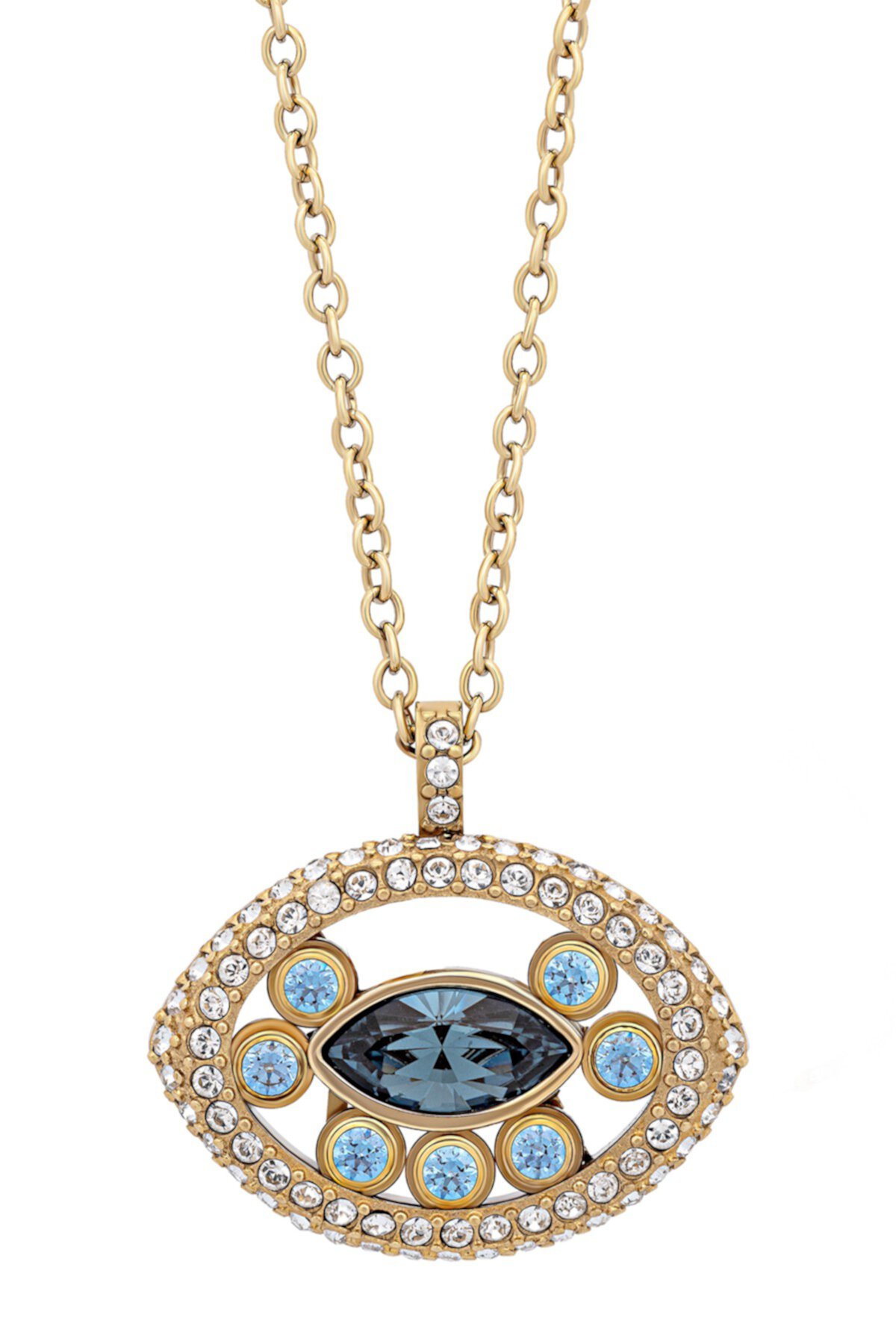 Ожерелье с подвеской из кристаллов Swarovski и паве с покрытием из желтого золота Admiration 23 карат Swarovski