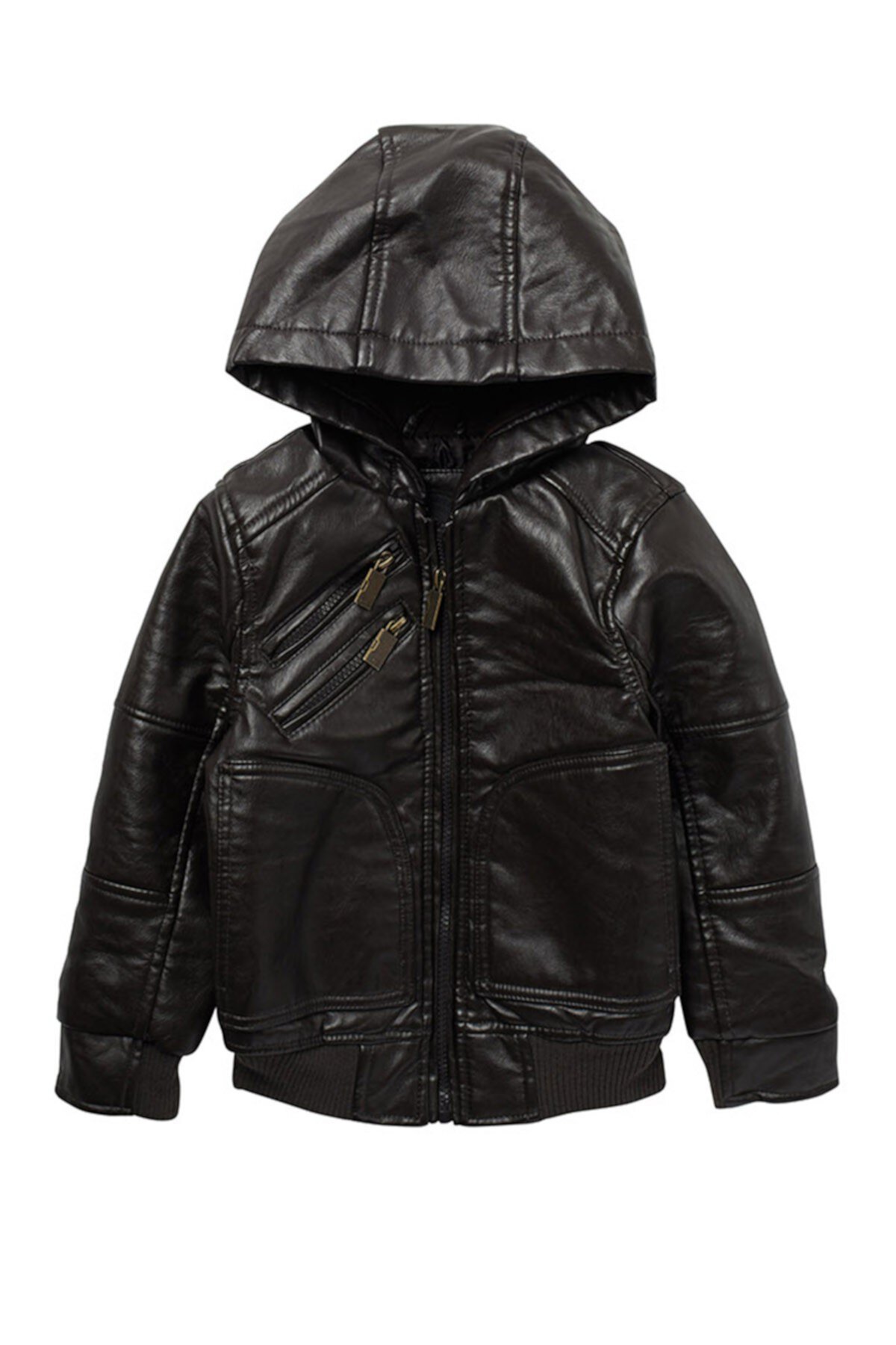 Faux Leather Jacket (Toddler Boys) Urban Republic