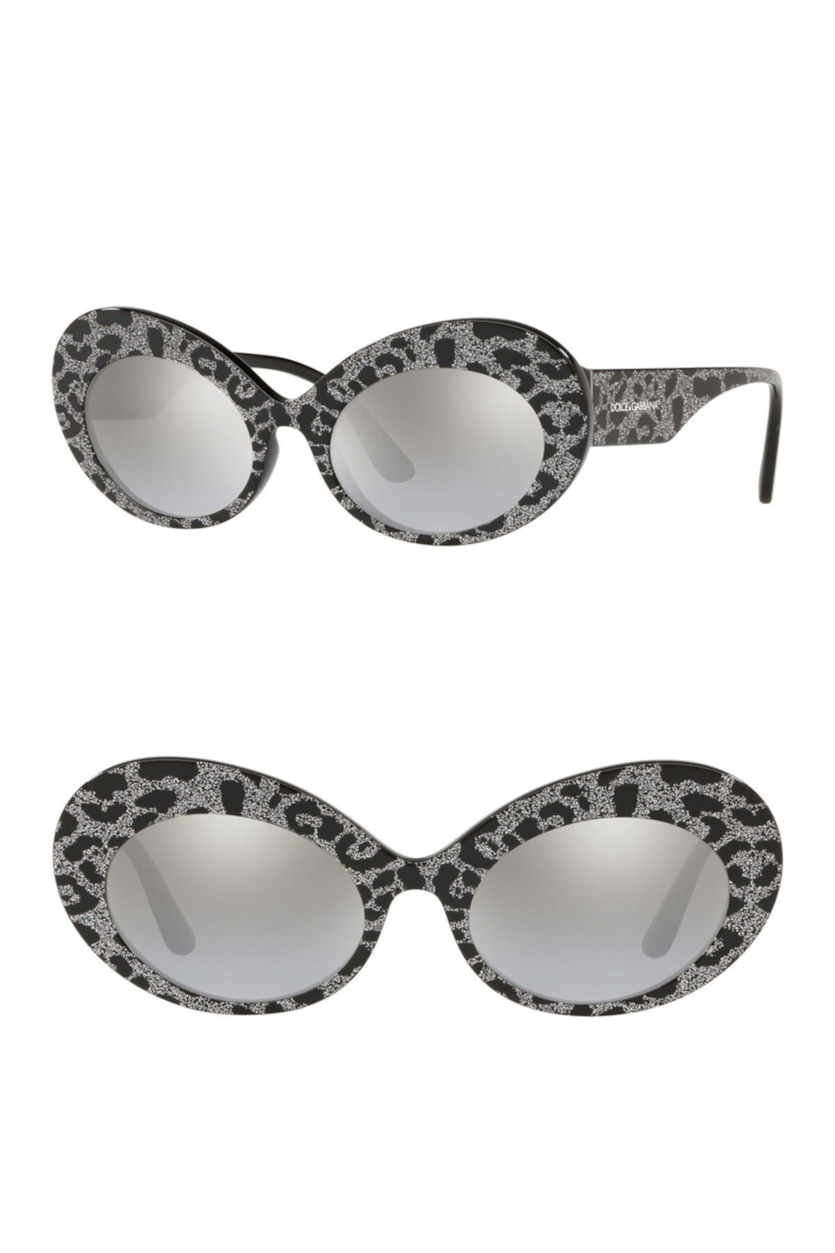 Солнцезащитные очки овальной формы 55 мм Dolce & Gabbana