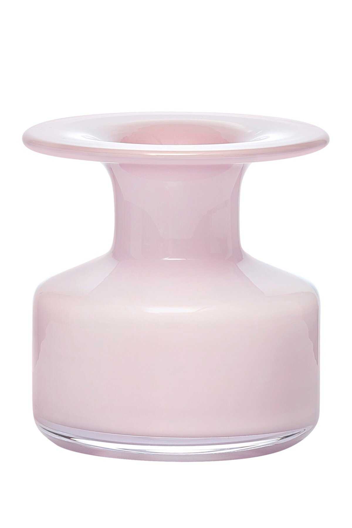 Эликсир ваза - средний - розовый опал Nude Glass