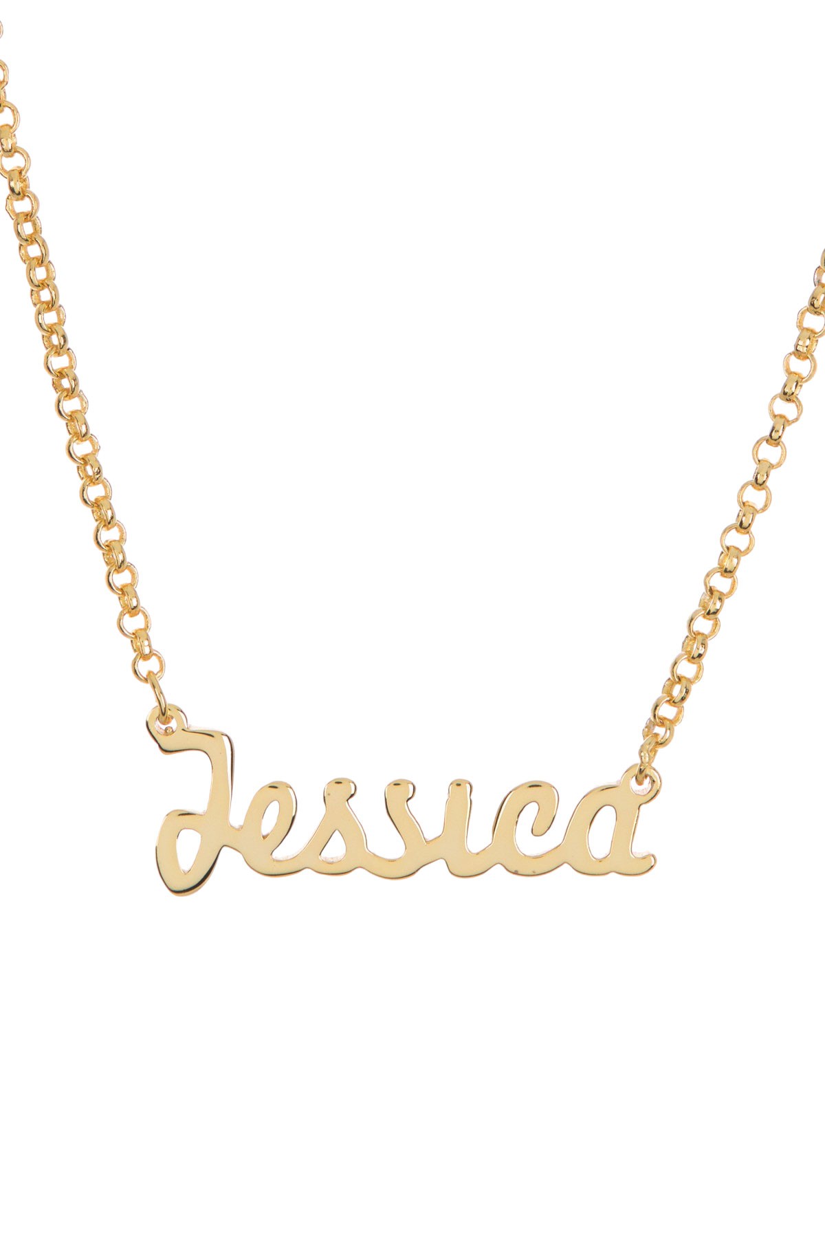 Ожерелье с подвеской "Джессика" из стерлингового серебра с покрытием из желтого золота 18 карат Argento Vivo