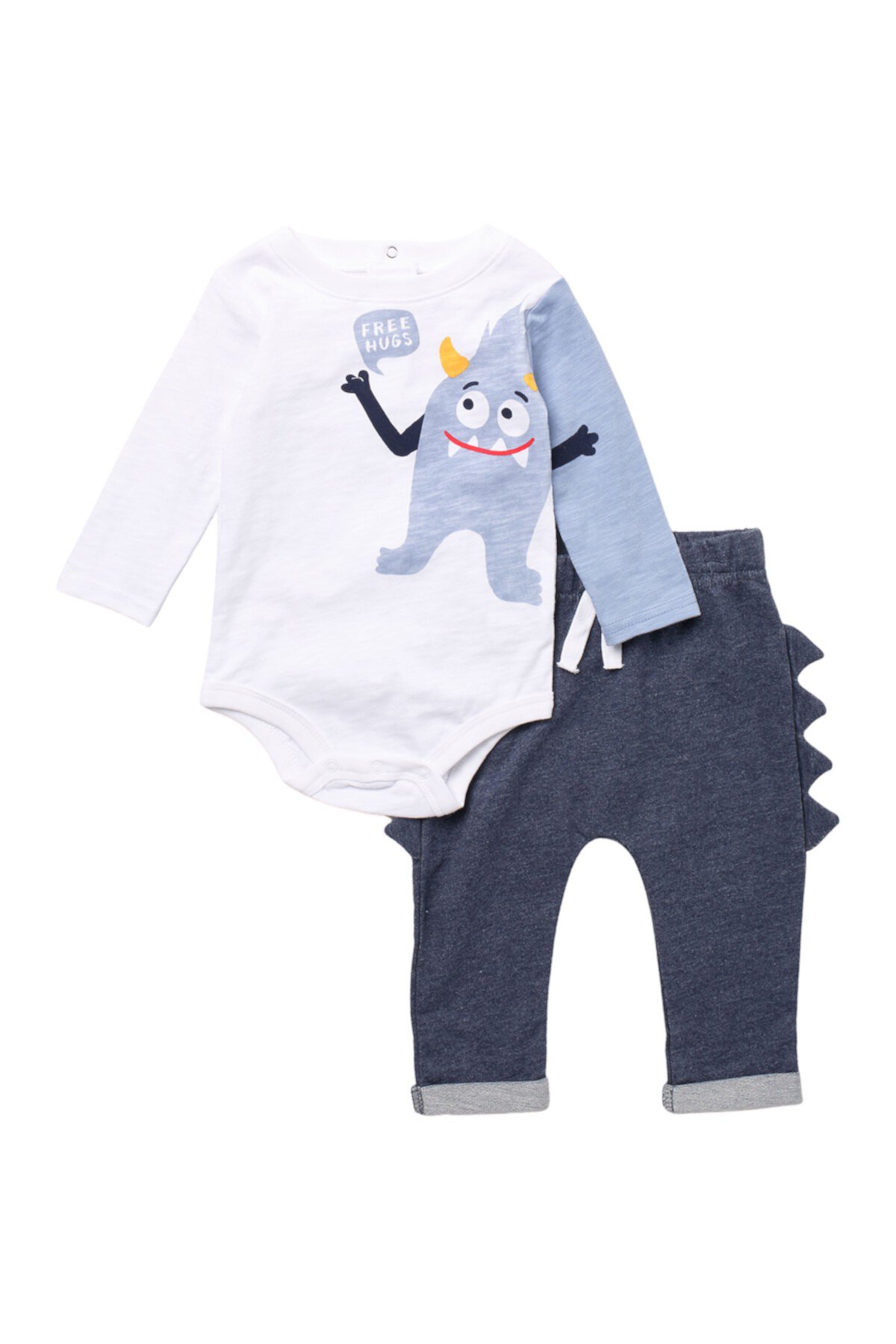 Monster Bodysuit & Joggers Set (Baby Boys NB-9M) Koala baby