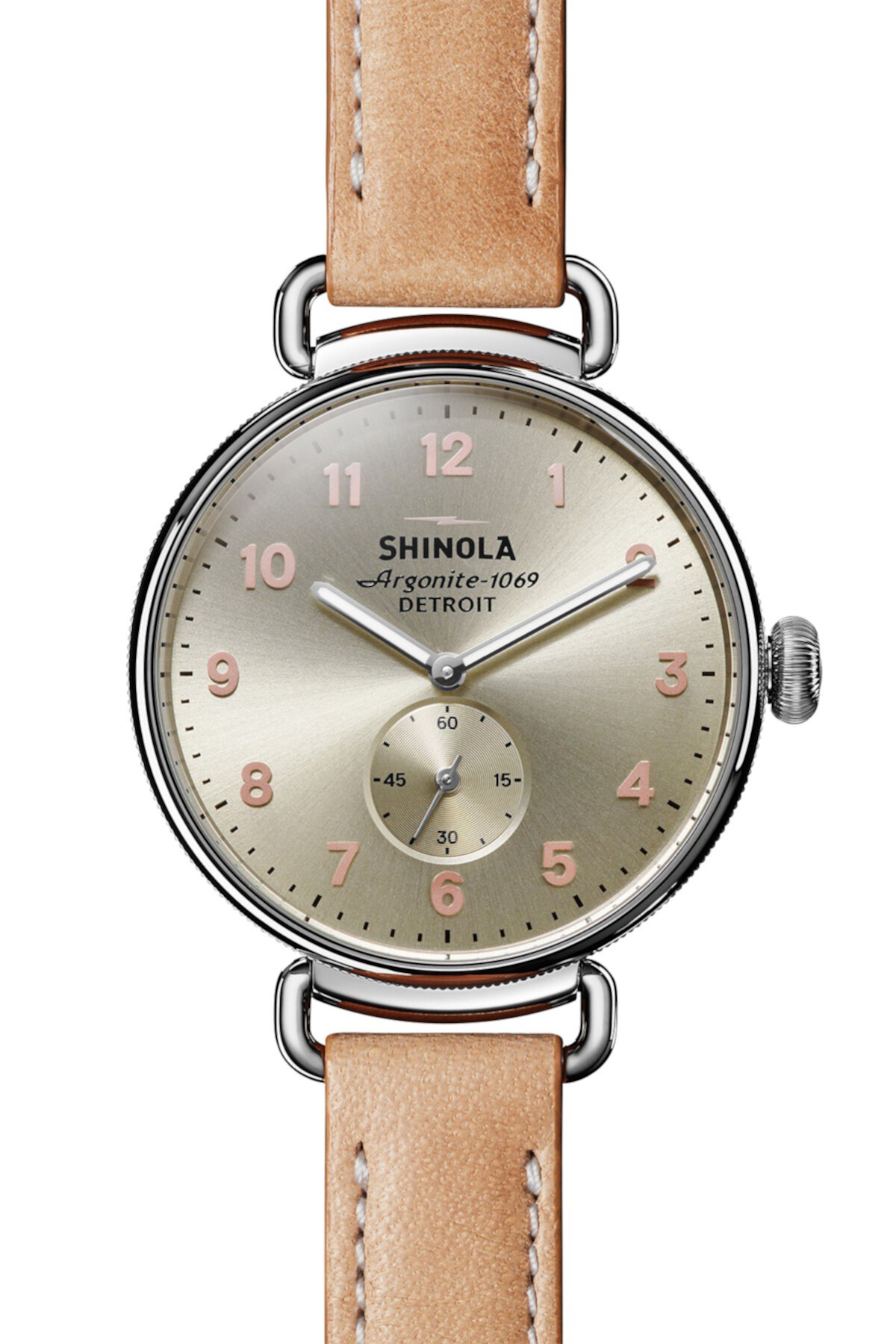 Женские часы Canfield Sub Second с натуральным ремешком из натуральной кожи аллигатора, 38 мм Shinola
