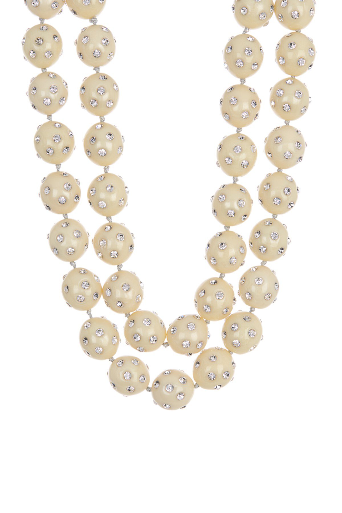 Двухслойное ожерелье с кристаллами Lele Sadoughi