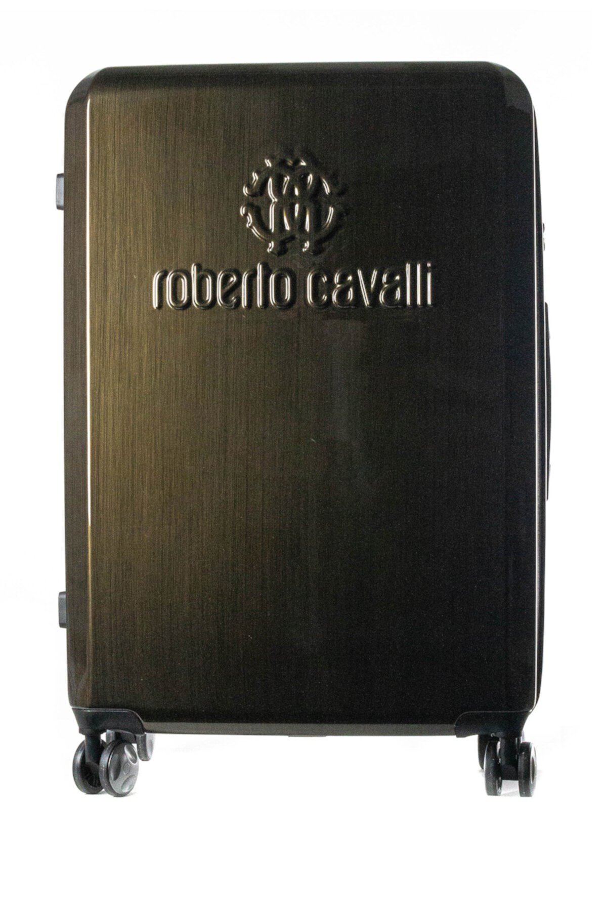 20" Logo Embossed Hardside Spinner Suitcase Roberto Cavalli