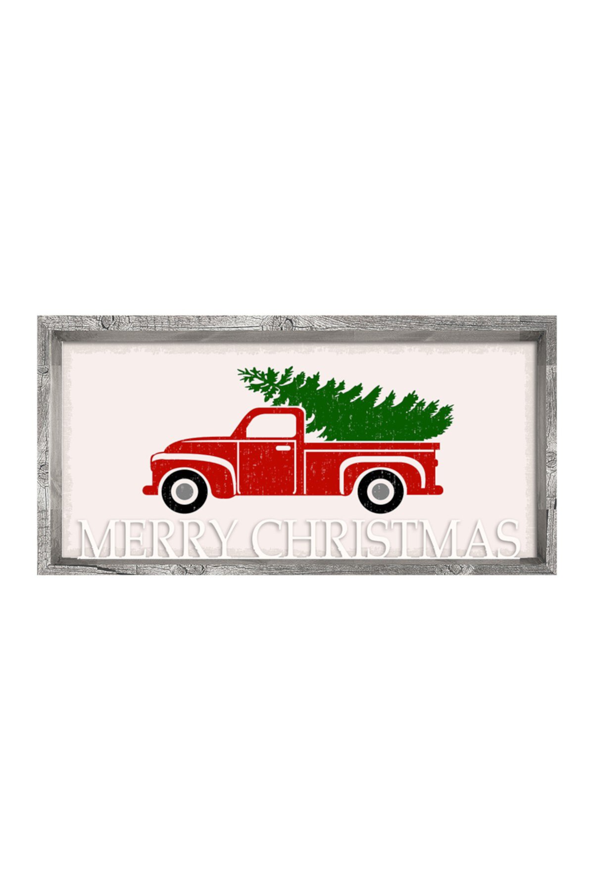 Farm Truck Merry Christmas Wall Art Sixtrees