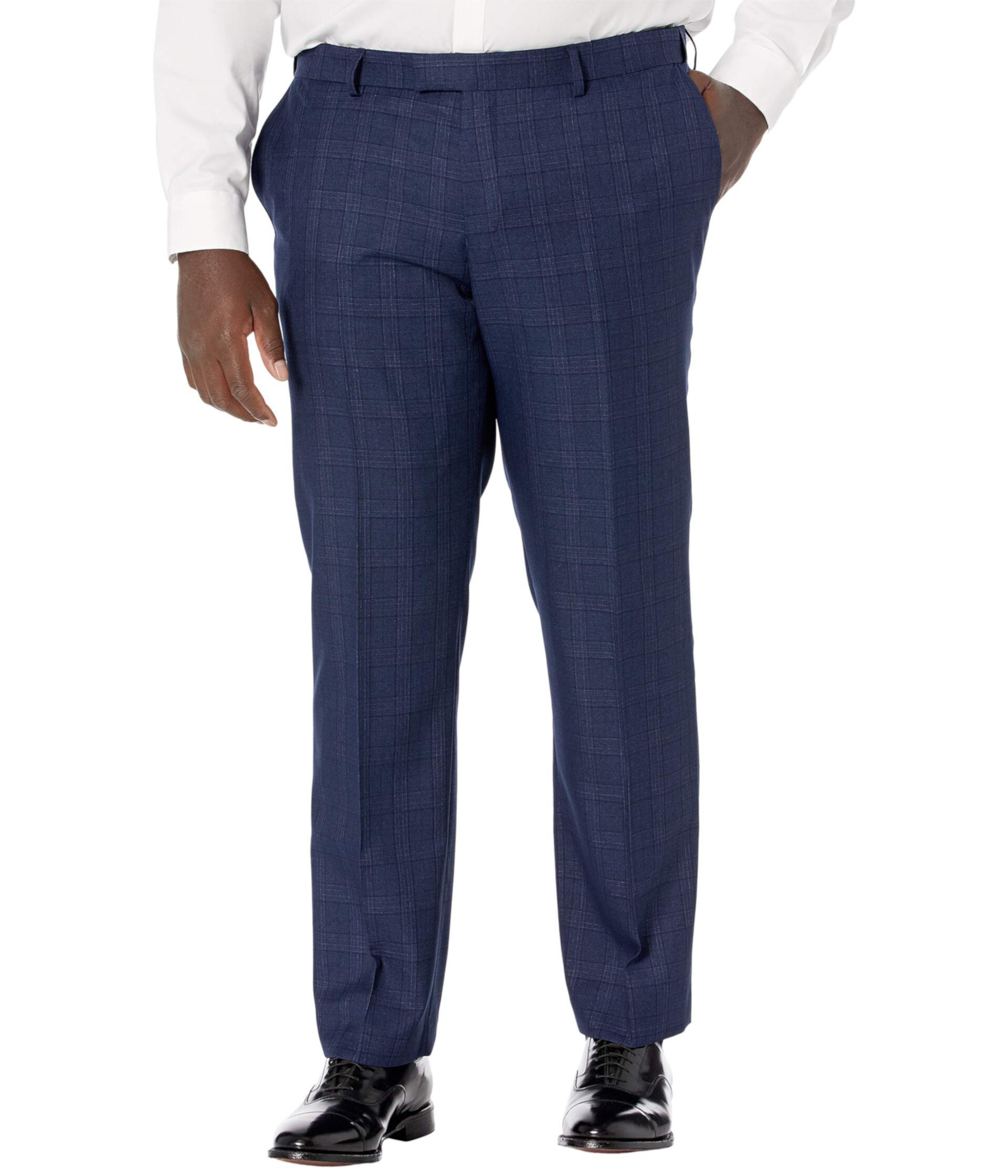 Big & Tall Charles Check Elastic Pants Johnny Bigg
