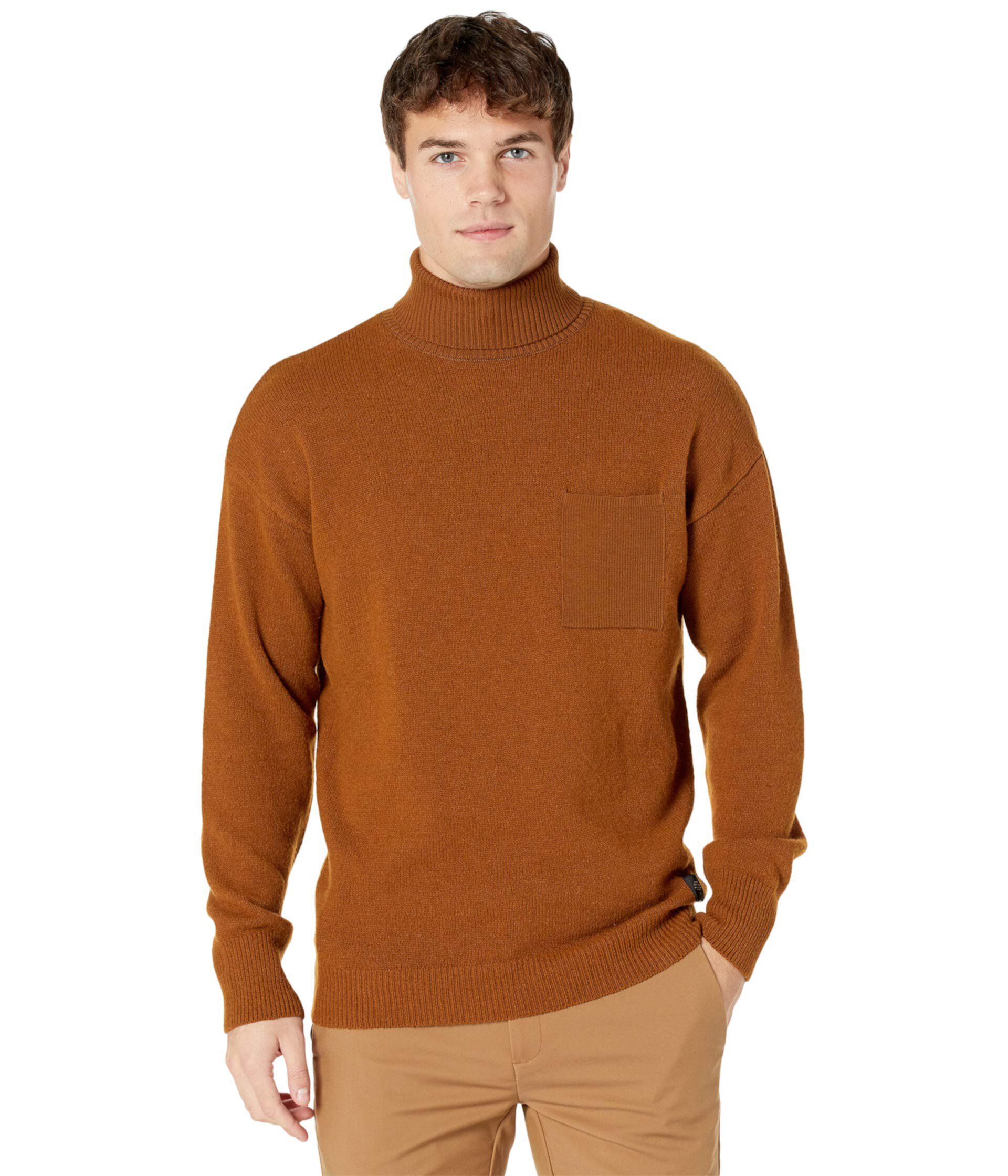 Wool-Blend Turtleneck Pull with Chest Pocket Scotch & Soda