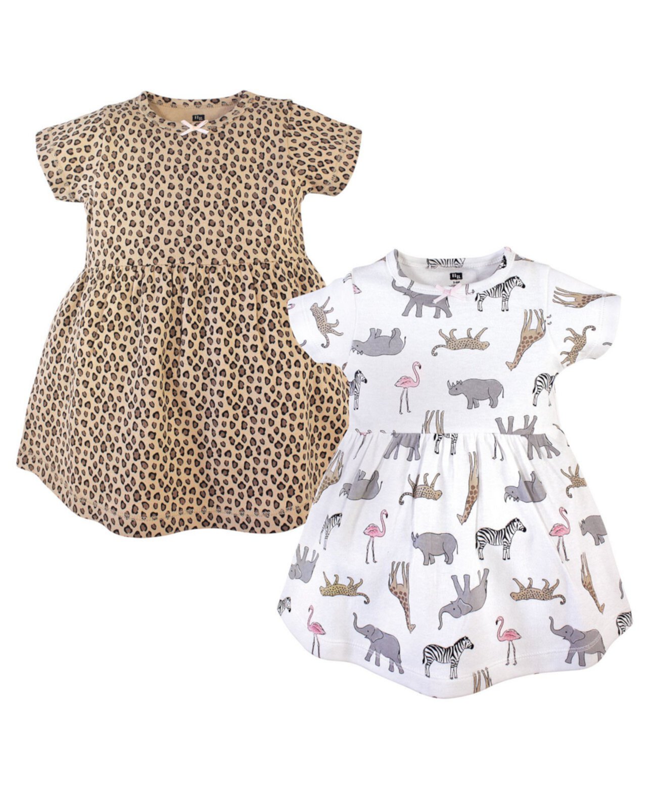 Хлопковые платья из двух частей для маленьких девочек Hudson Baby