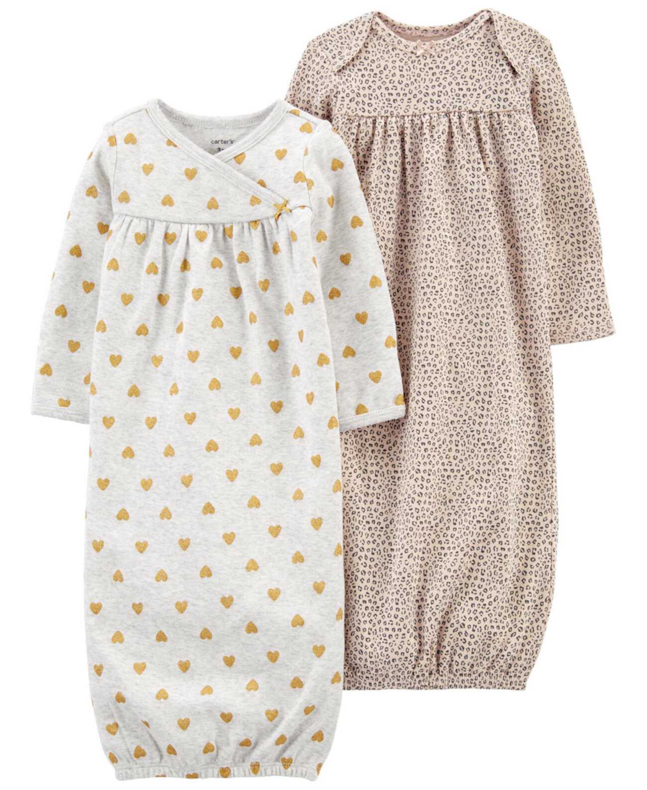 Carters Baby Girl 2-Pack Sleeper Gowns Carter's