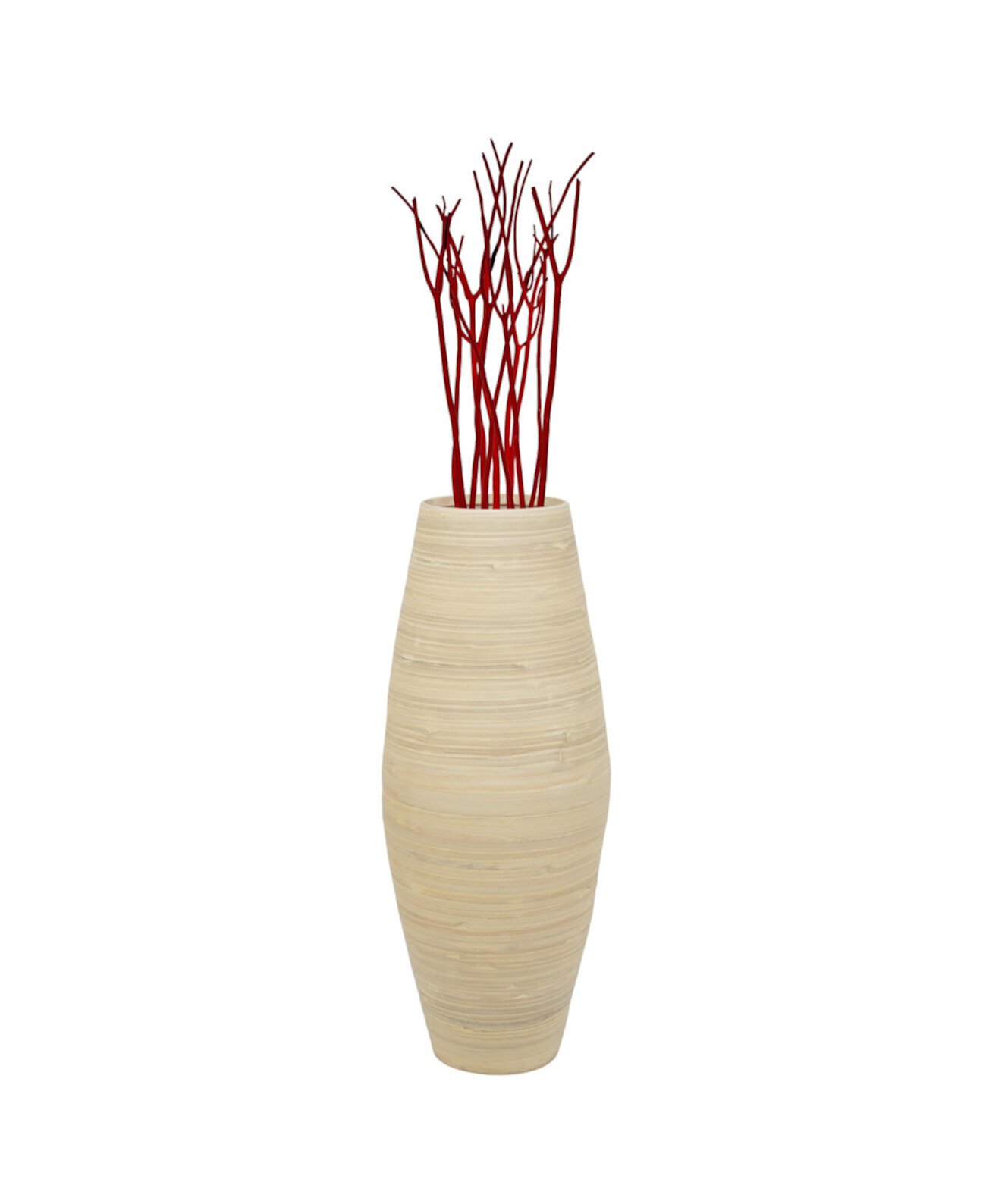 Бамбуковая напольная ваза, высота 27,5 дюйма Uniquewise