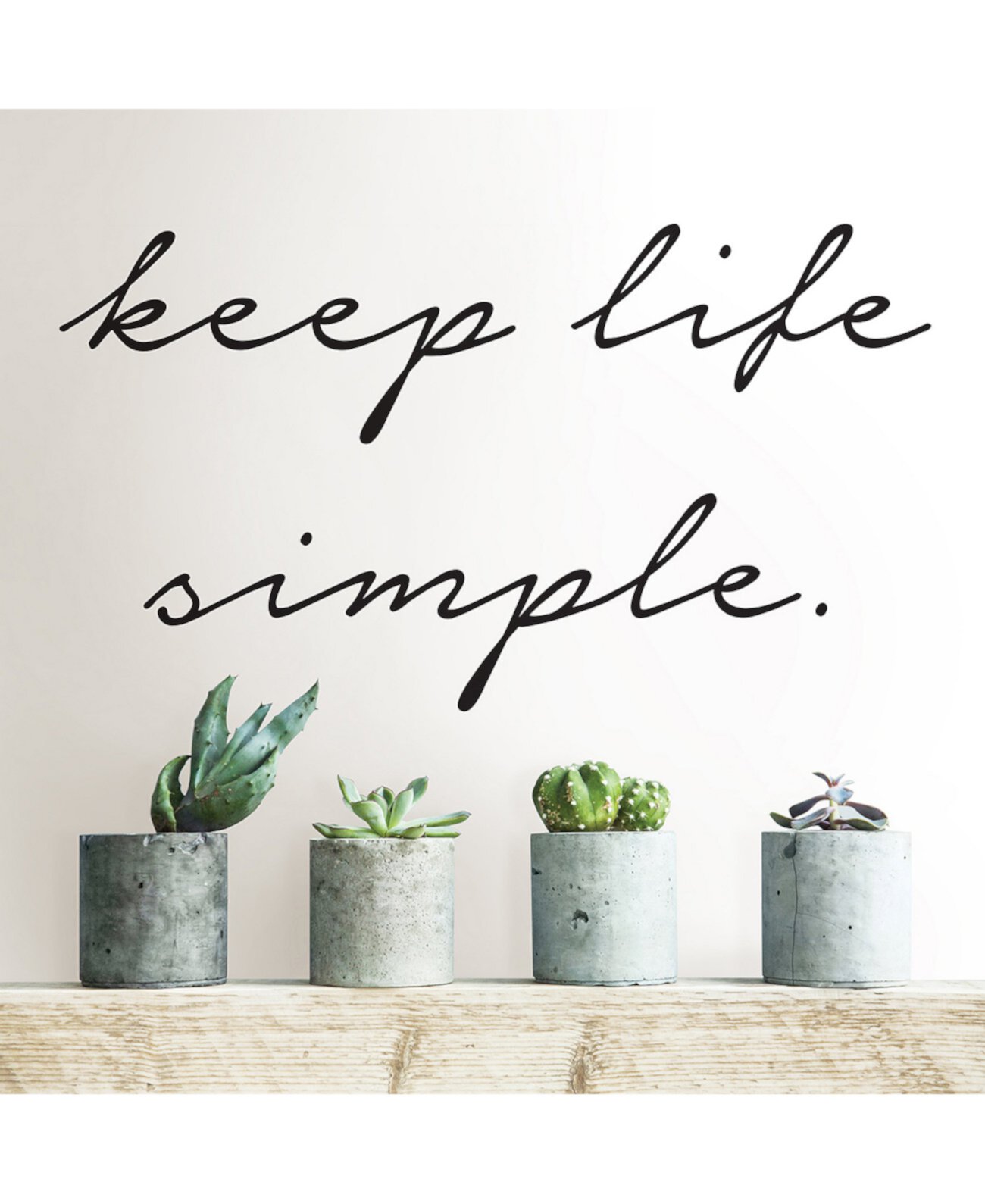 Цитата Keep Life Simple Wall BREWSTER