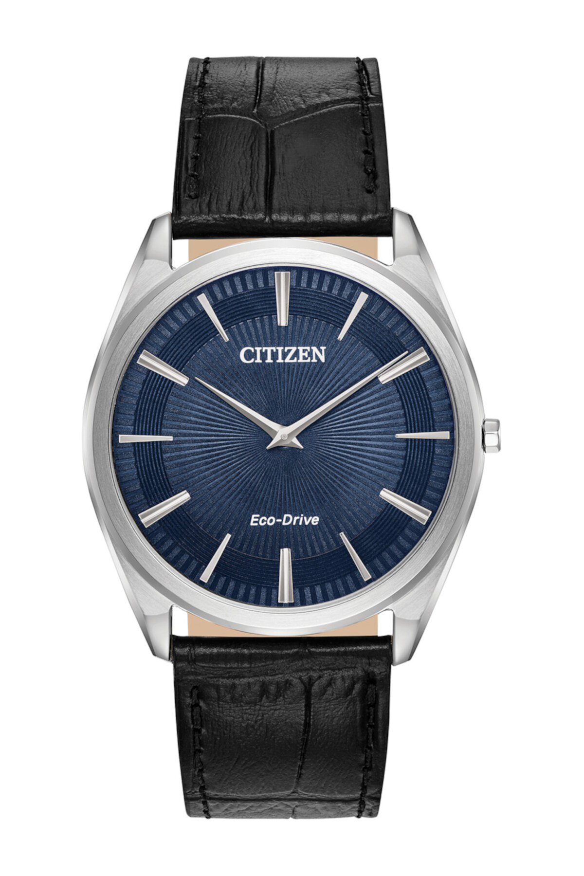 Мужские часы Stiletto Eco-Drive с гильошированным циферблатом, 38 мм Citizen