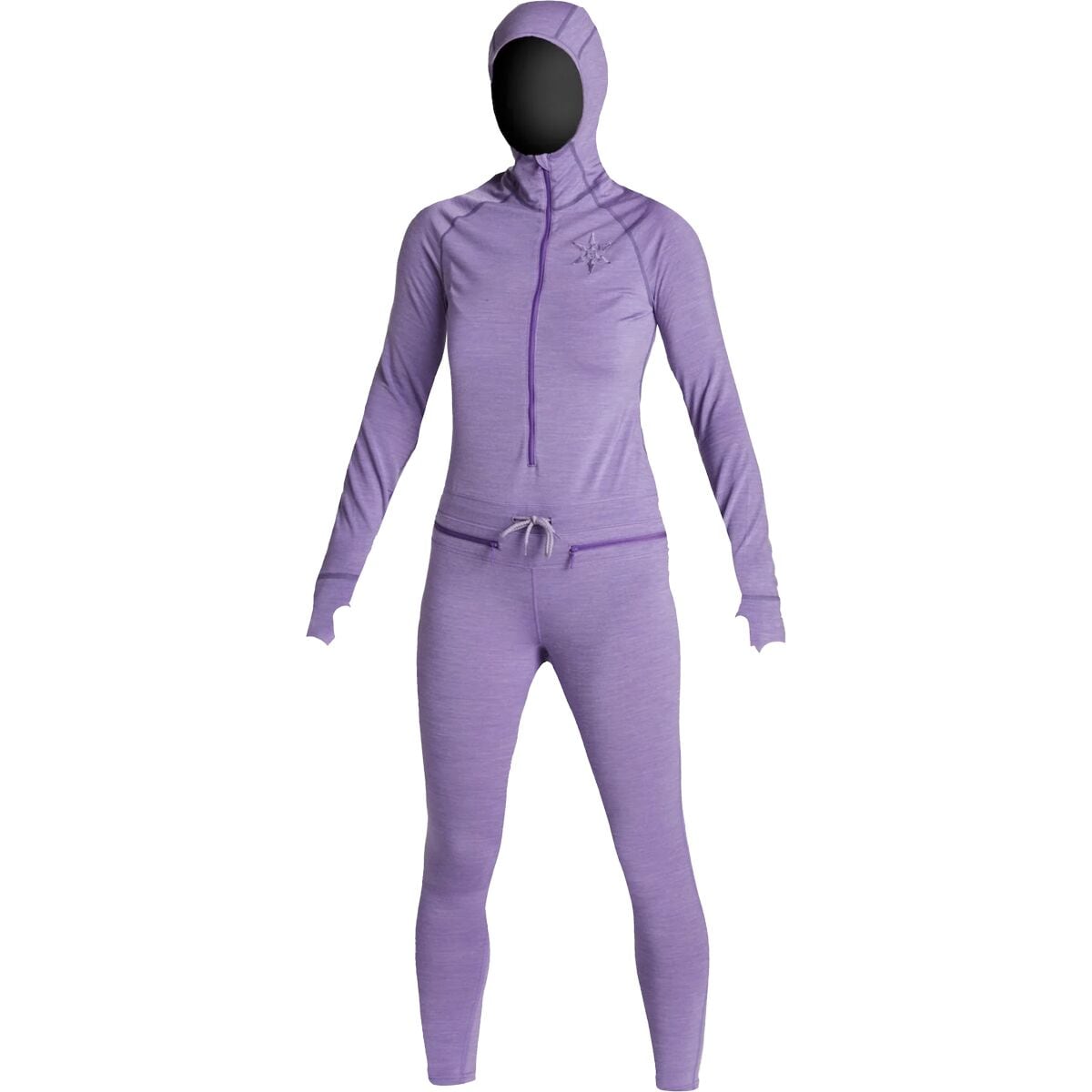 Теплый и быстросохнущий комбинезон Merino Ninja Suit от Airblaster для активных девушек Airblaster