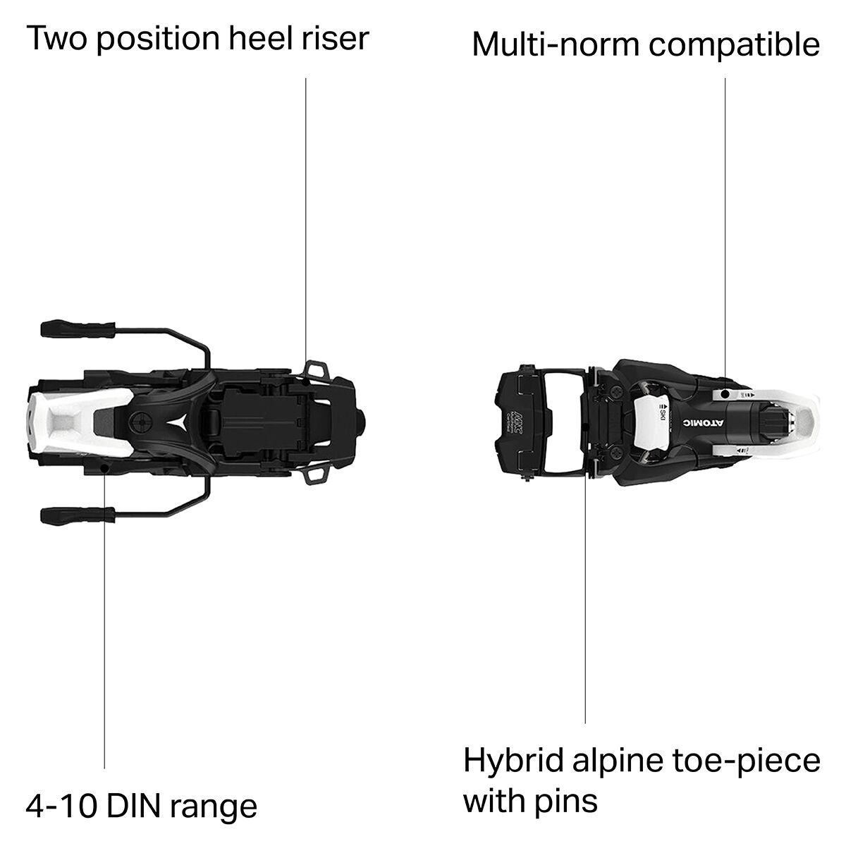 Крепления Shift 10 MNC Alpine Touring — 2024 г. Atomic