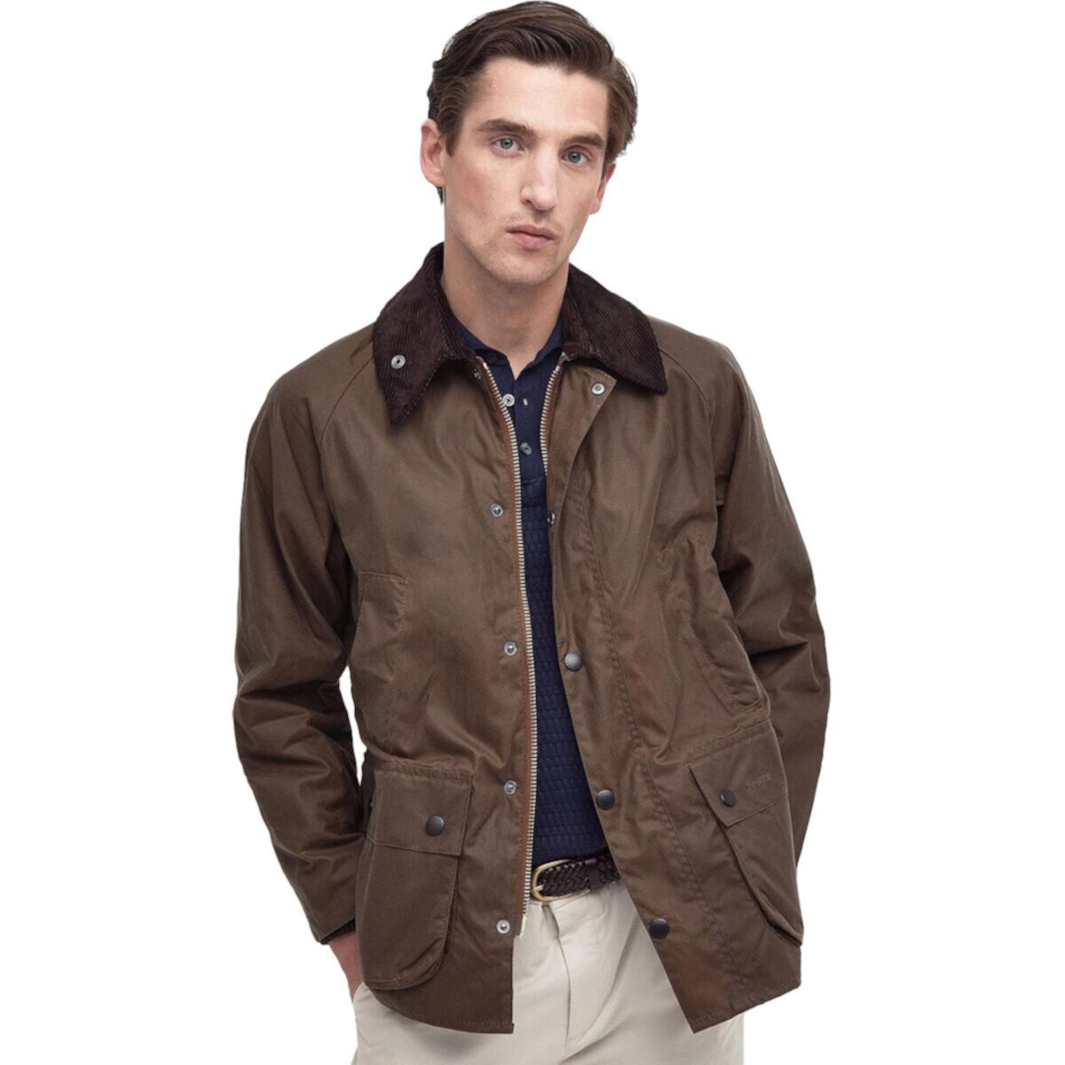 Ветровка Barbour Bedale из воскового хлопка с кнопками и манжетами Barbour