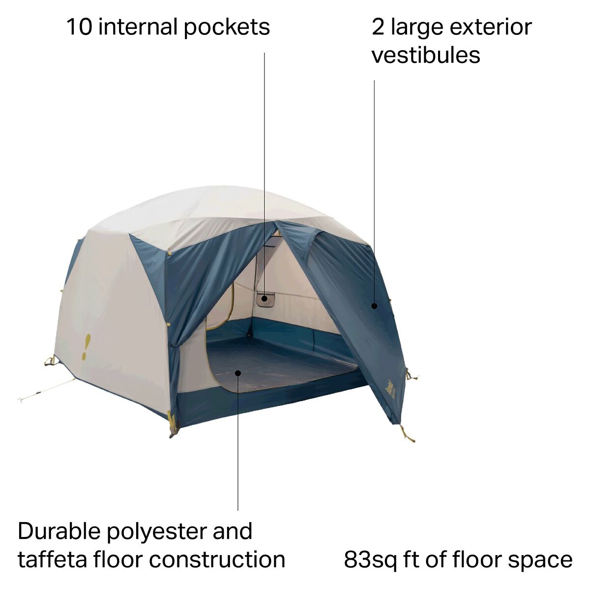 Палатка космического лагеря: 6 человек, 3 сезона Eureka