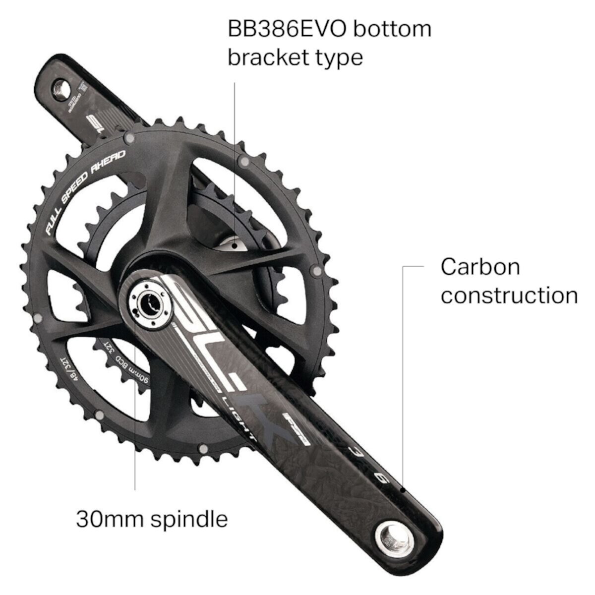 Шатун FSA SL-K Modular BB386EVO Adventure FSA