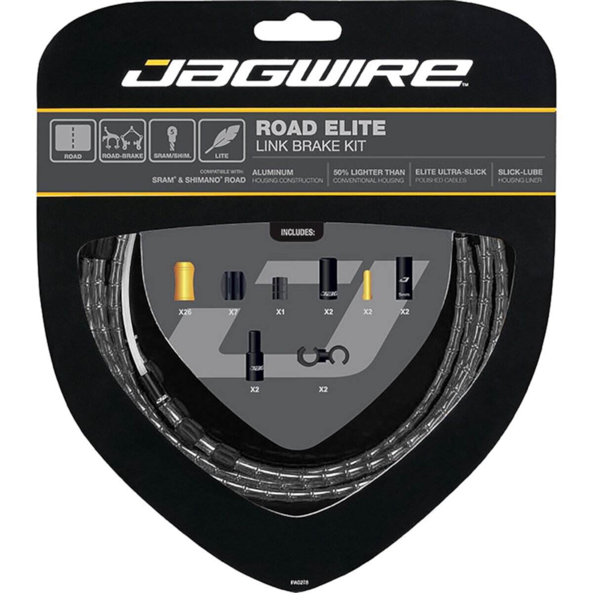 Комплект тормозных тросов Jagwire Road Elite Link Jagwire