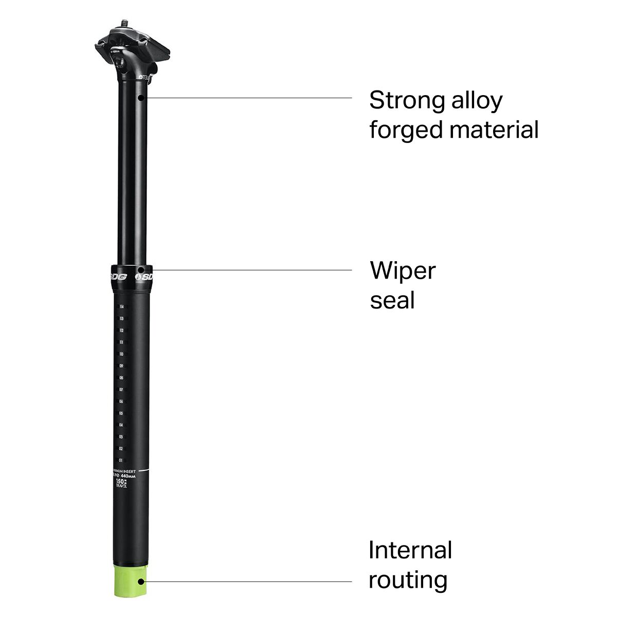 Велосипедный аксессуар SDG Components Tellis Dropper Seatpost SDG Components