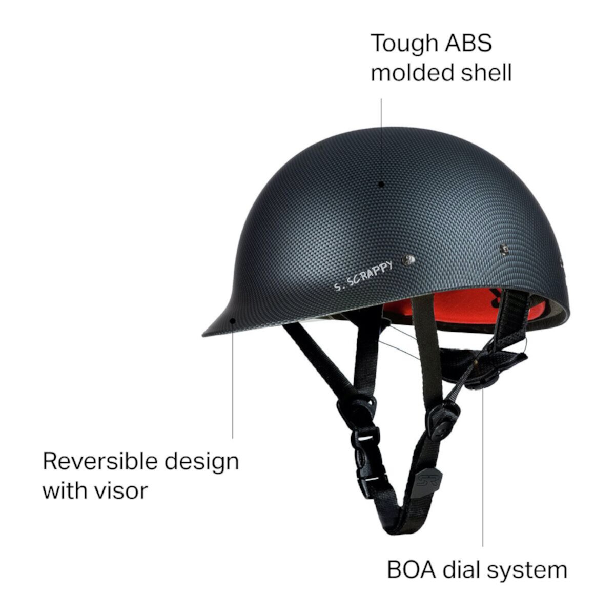 Шлем для гребли SHRED Super Scrappy Kayak Helmet SHRED