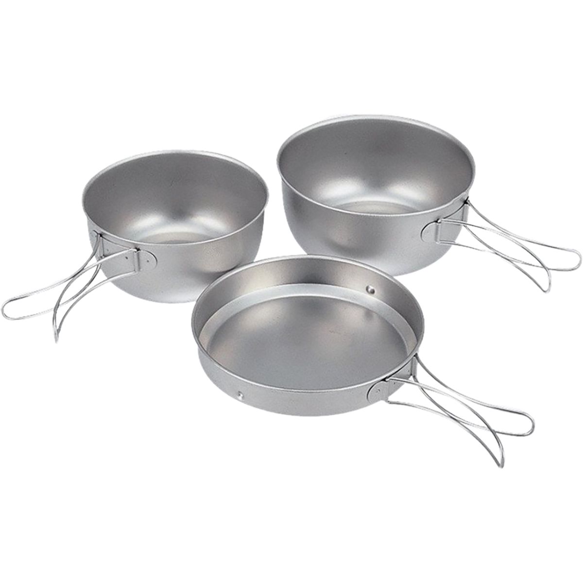 Походная посуда Snow Peak Titanium Cookware - 3шт Snow Peak