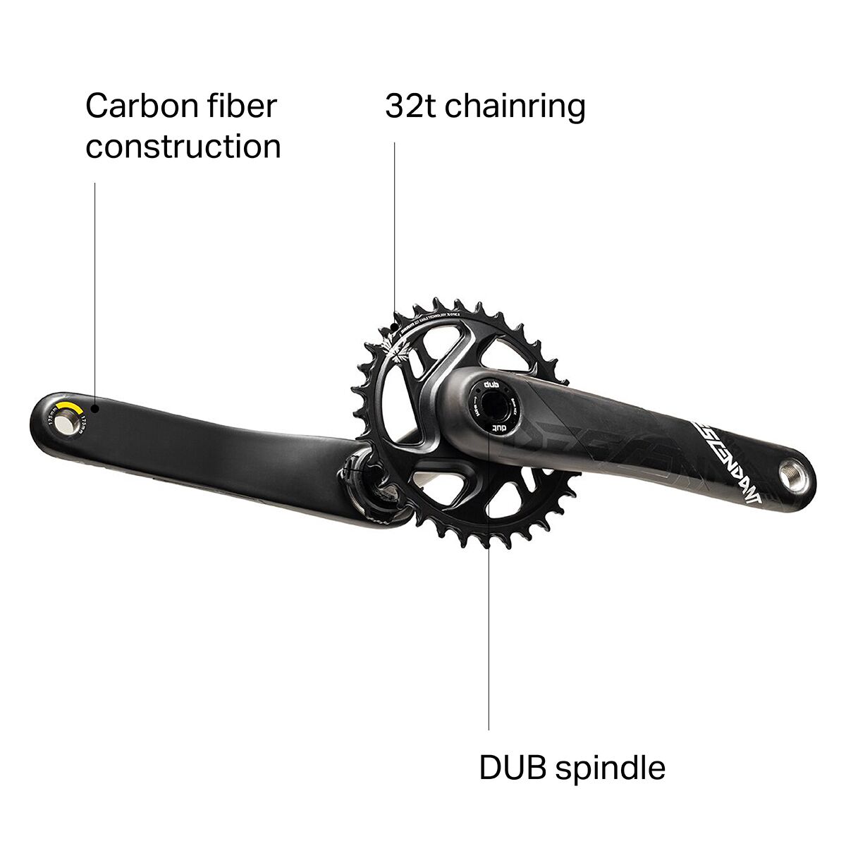 Шатуны Descendant Carbon Eagle DUB TruVativ