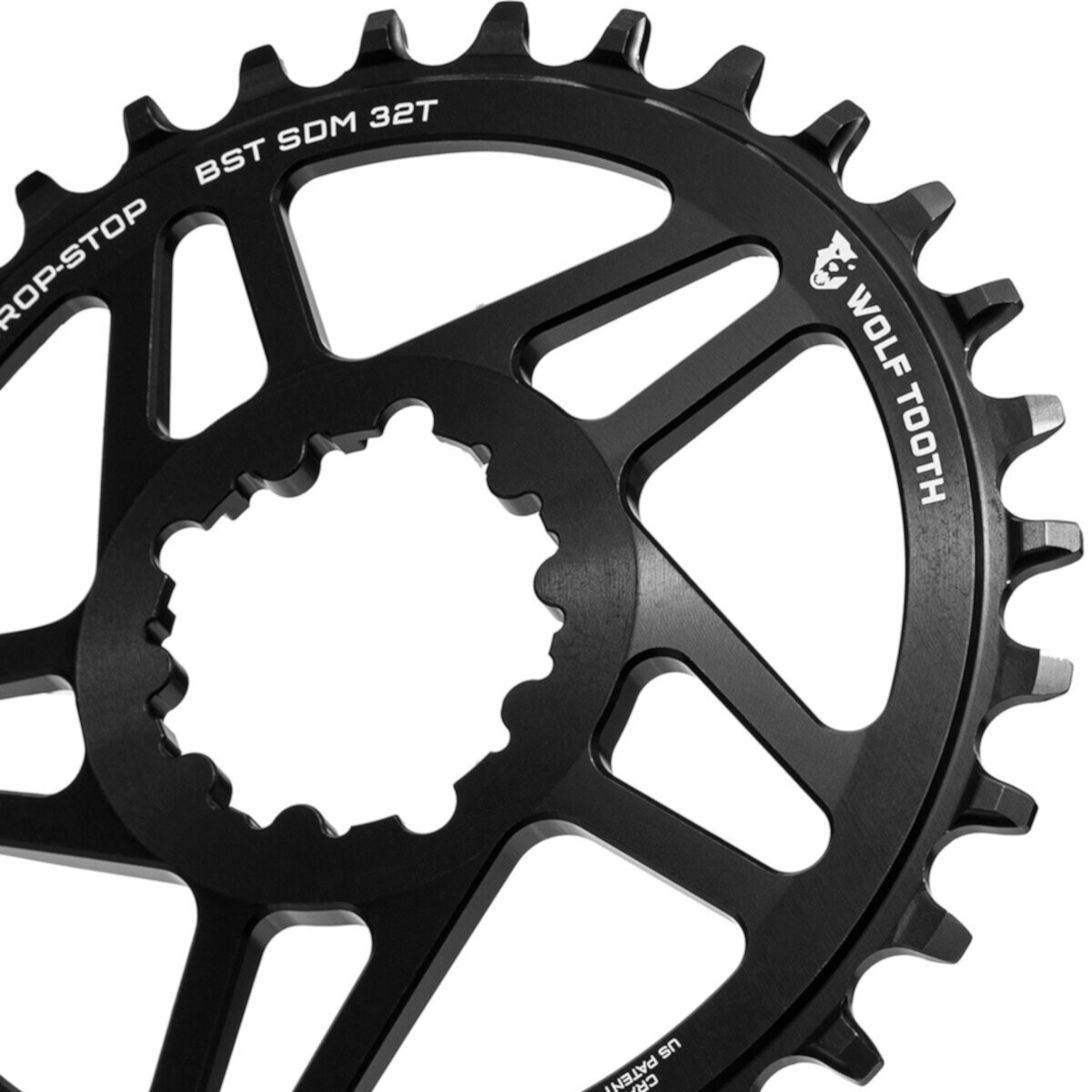 Звезда для велосипеда Wolf Tooth Components Drop Stop SRAM Direct Mount - Boost Wolf Tooth Components