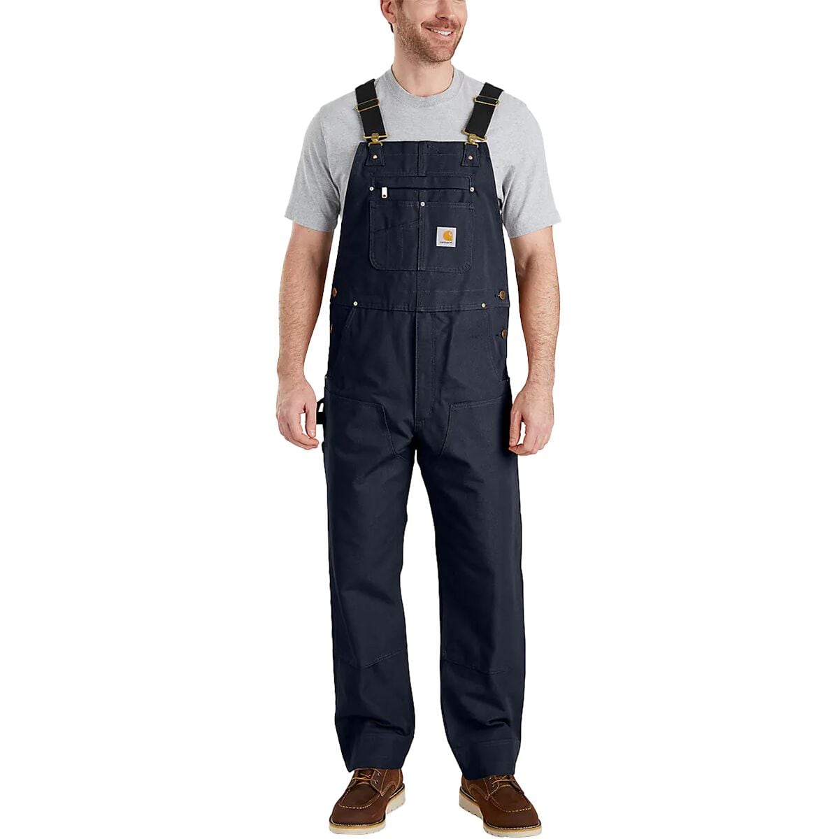 Комбинезон Carhartt Duck Bib Overall из прочного хлопка с регулярным кроем и карманами Carhartt