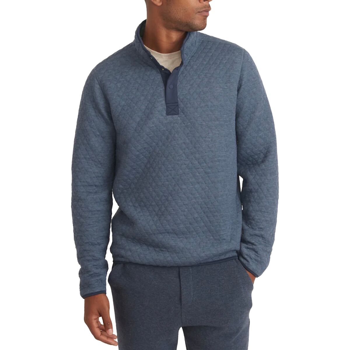 Двусторонний флисовый пуловер в стиле корбет Marine Layer Marine Layer