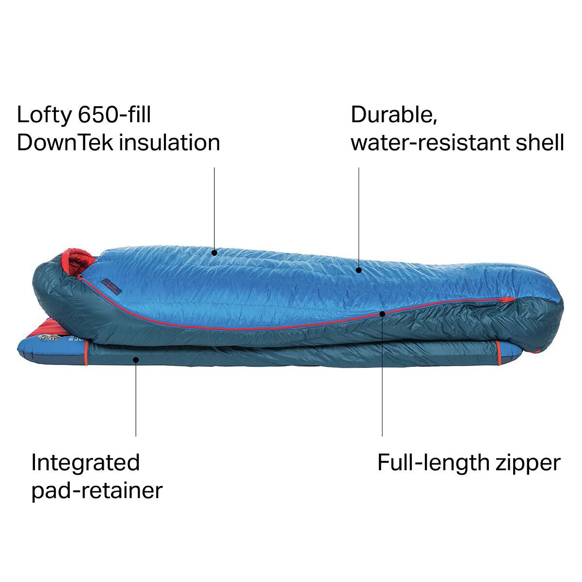 Спальный мешок Big Agnes Anvil Horn, 15F Down Big Agnes