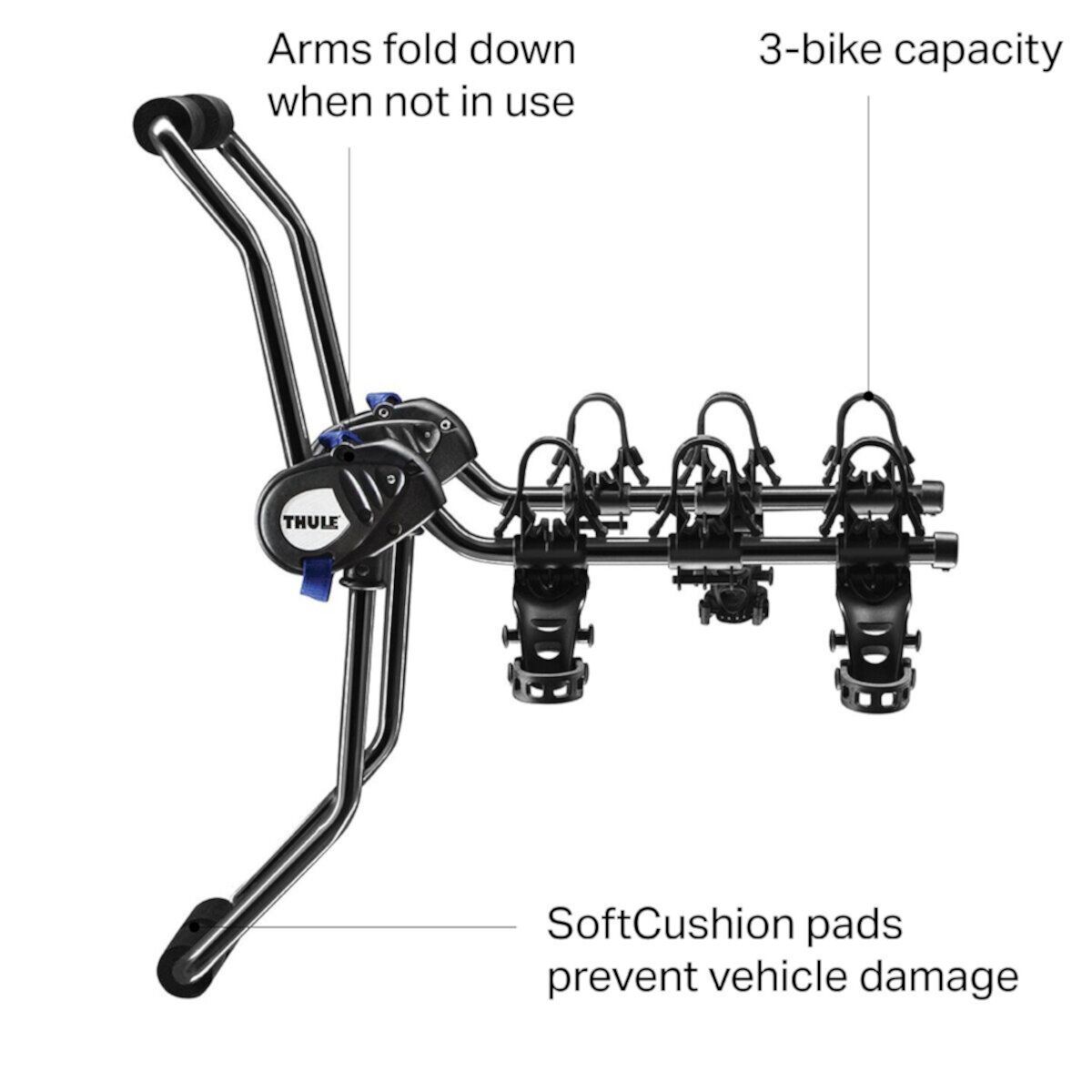 Багажник для велосипеда Thule Passage - 3 Bike Strap Rack Thule