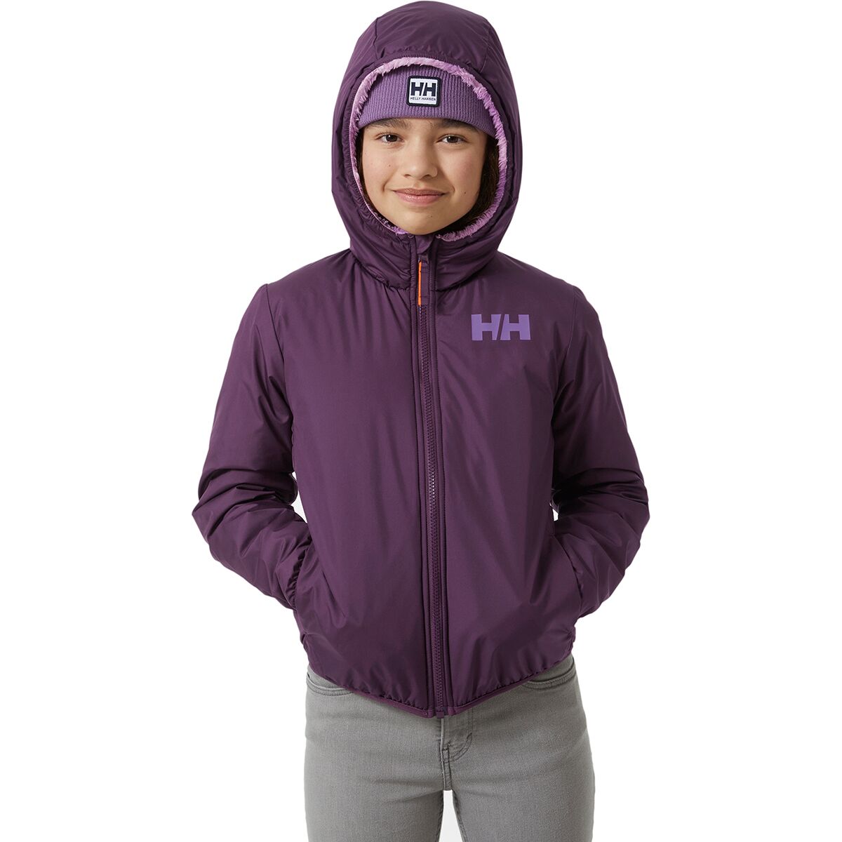 Толстовка для девочек Helly Hansen Jr Champ Reversible Helly Hansen