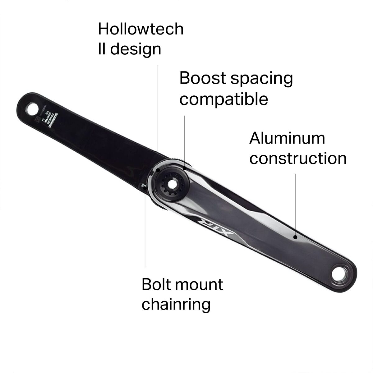 Шатун Shimano XTR FC-M9120-1 - Boost Shimano