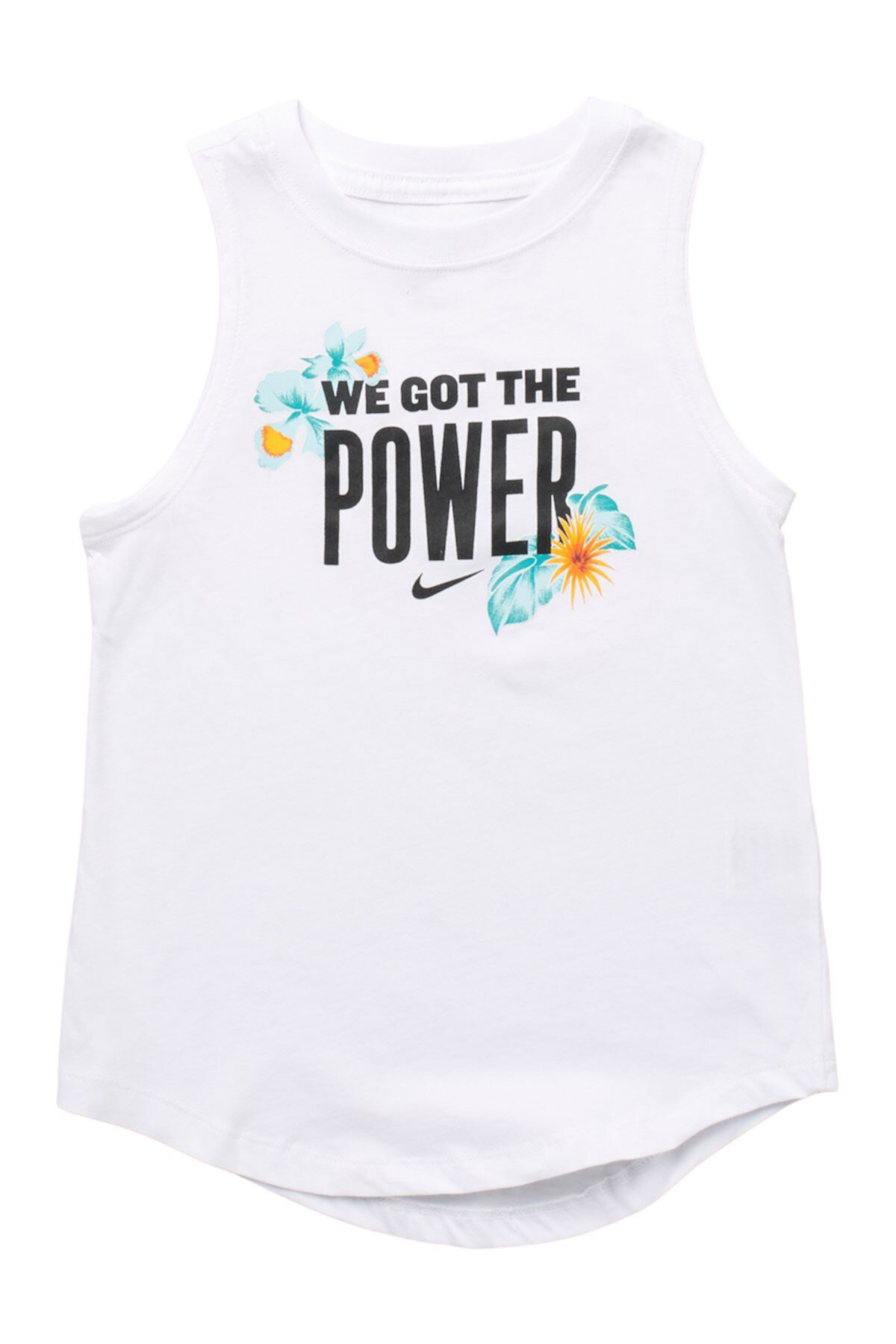 We Got The Power Print Tank Top (Big Girls) Nike