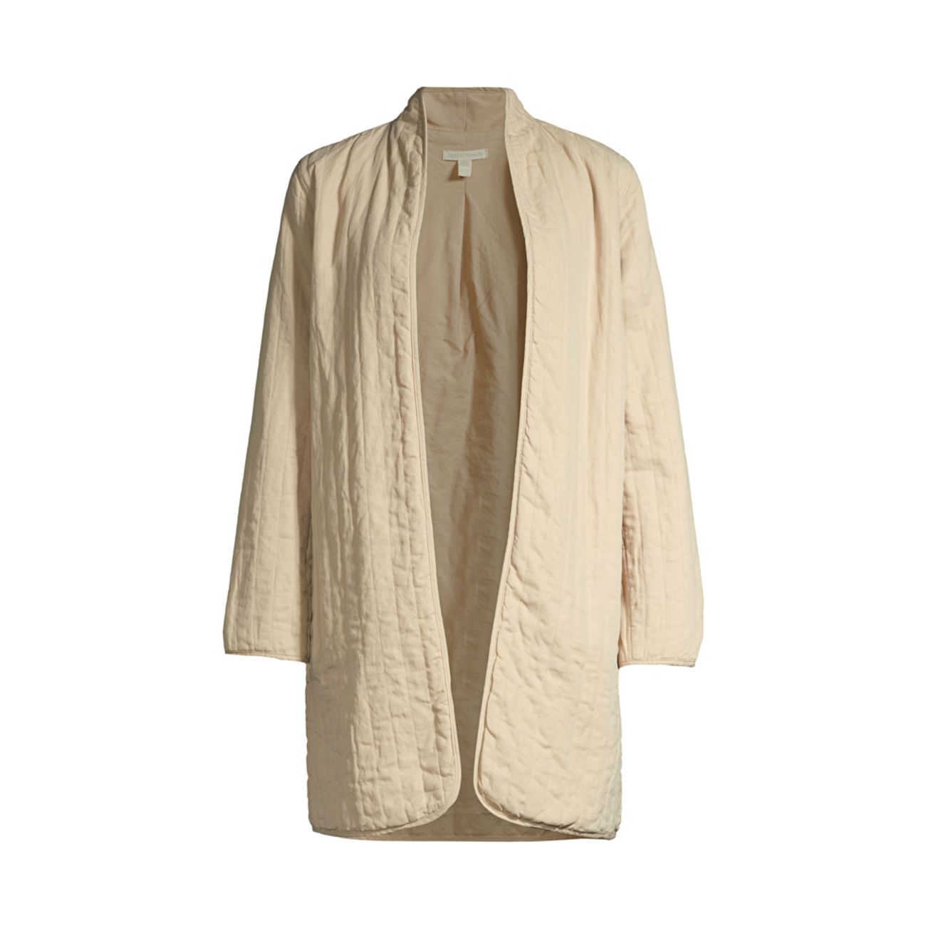 Quilted Linen Blend Jacket Eileen Fisher