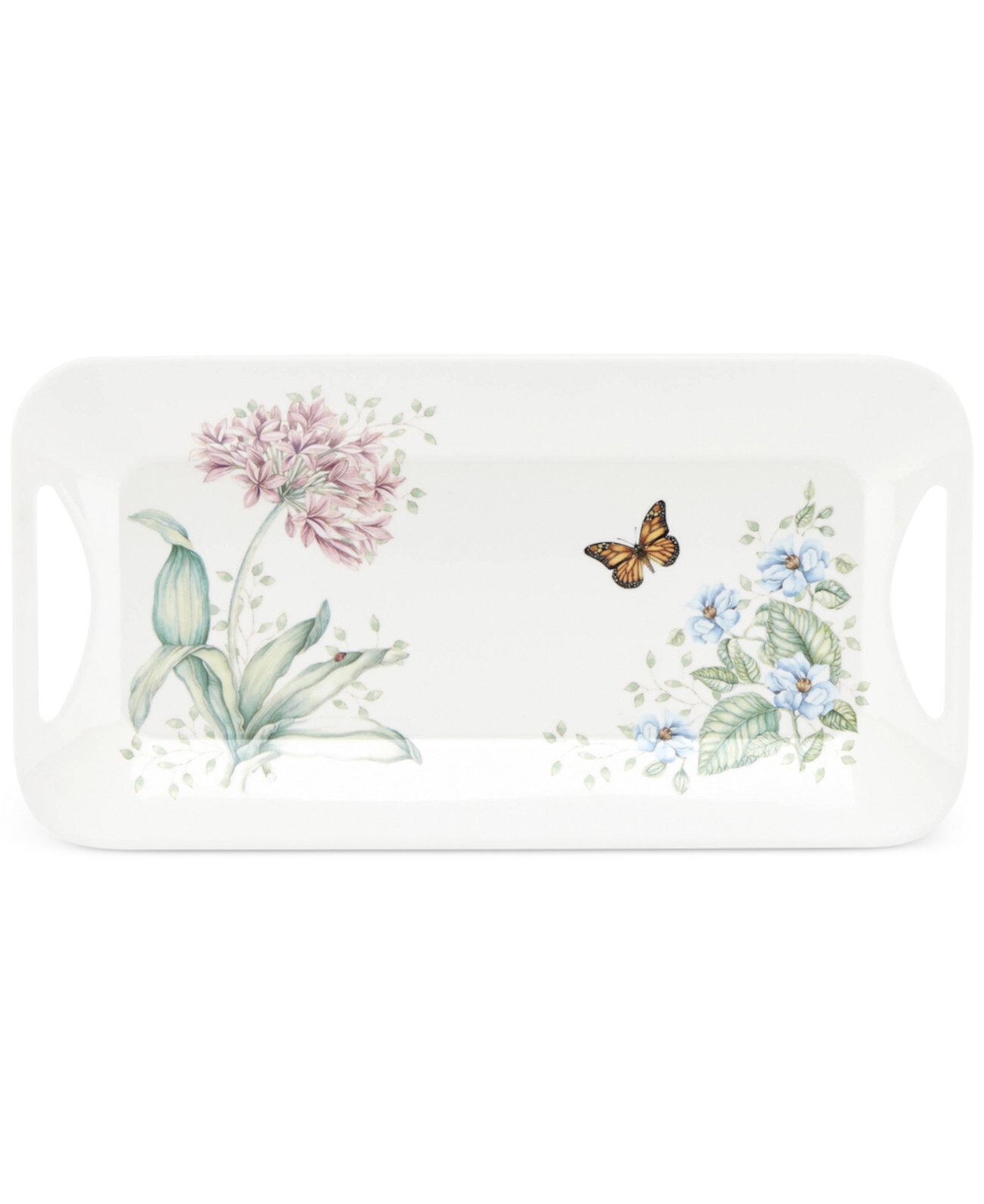 Поднос для закусок Butterfly Meadow Melamine Hors D'Oeuvre Lenox