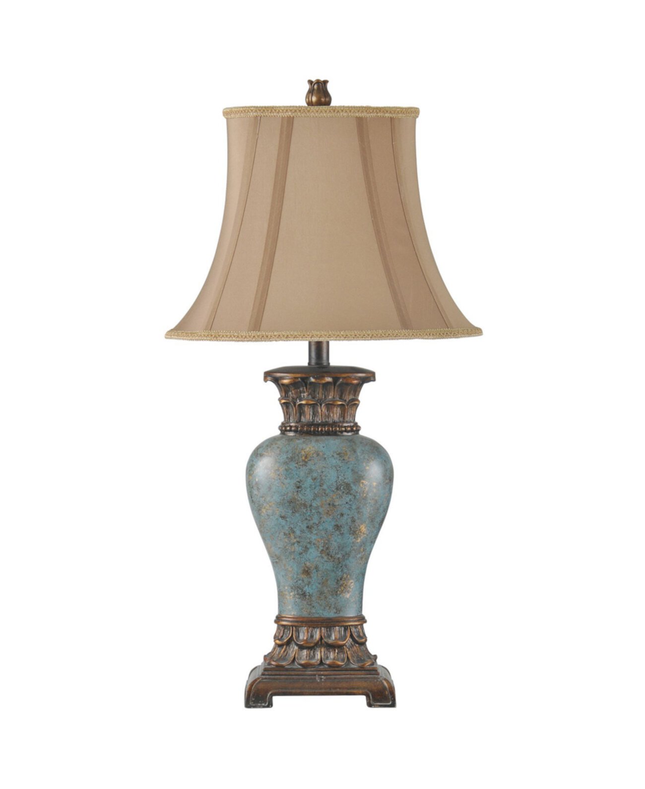 Настольная лампа с тканевым абажуром StyleCraft Home Collection