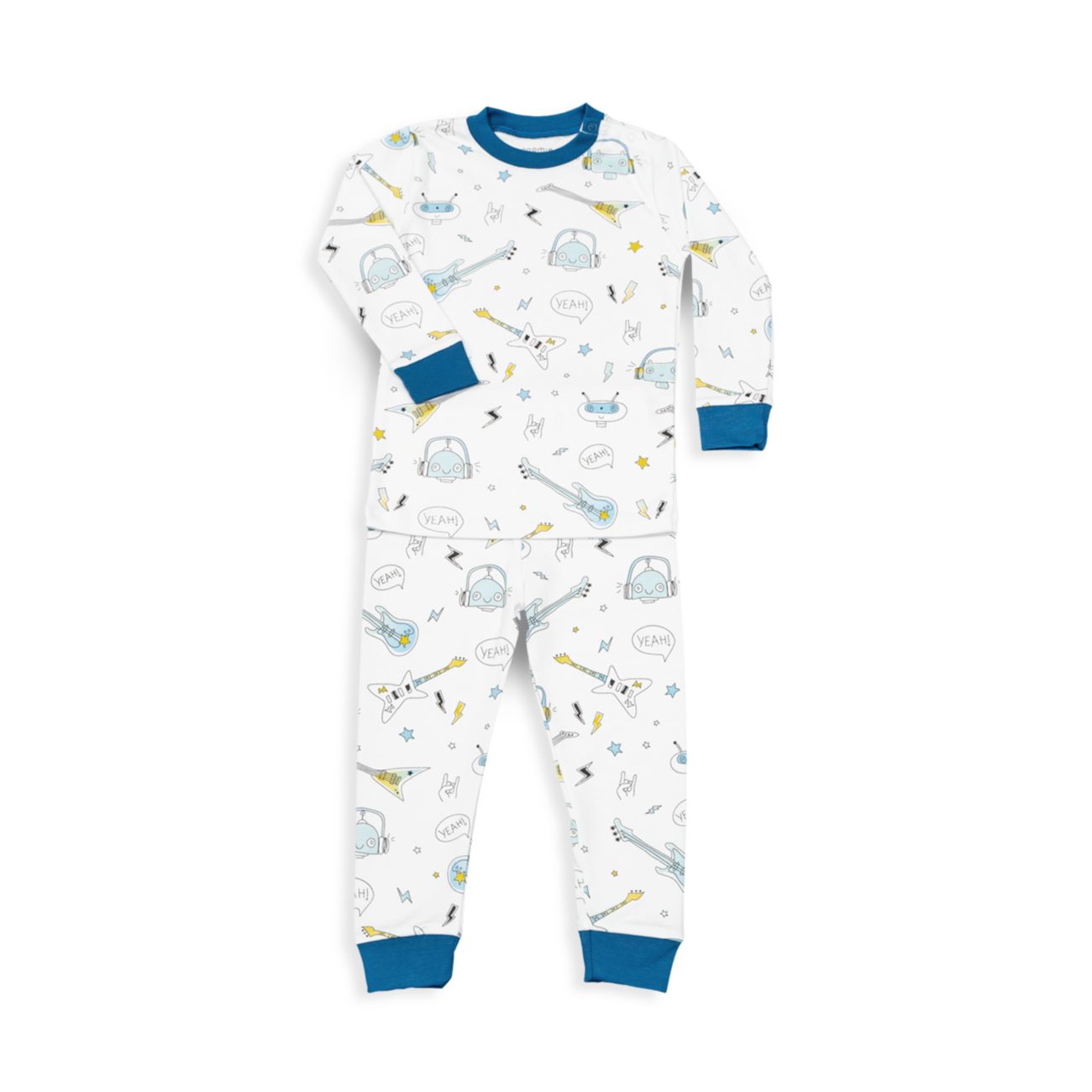 Baby's, Little Boy's & amp; Рок-н-ролльный пижамный комплект для мальчиков из двух предметов Baby Noomie