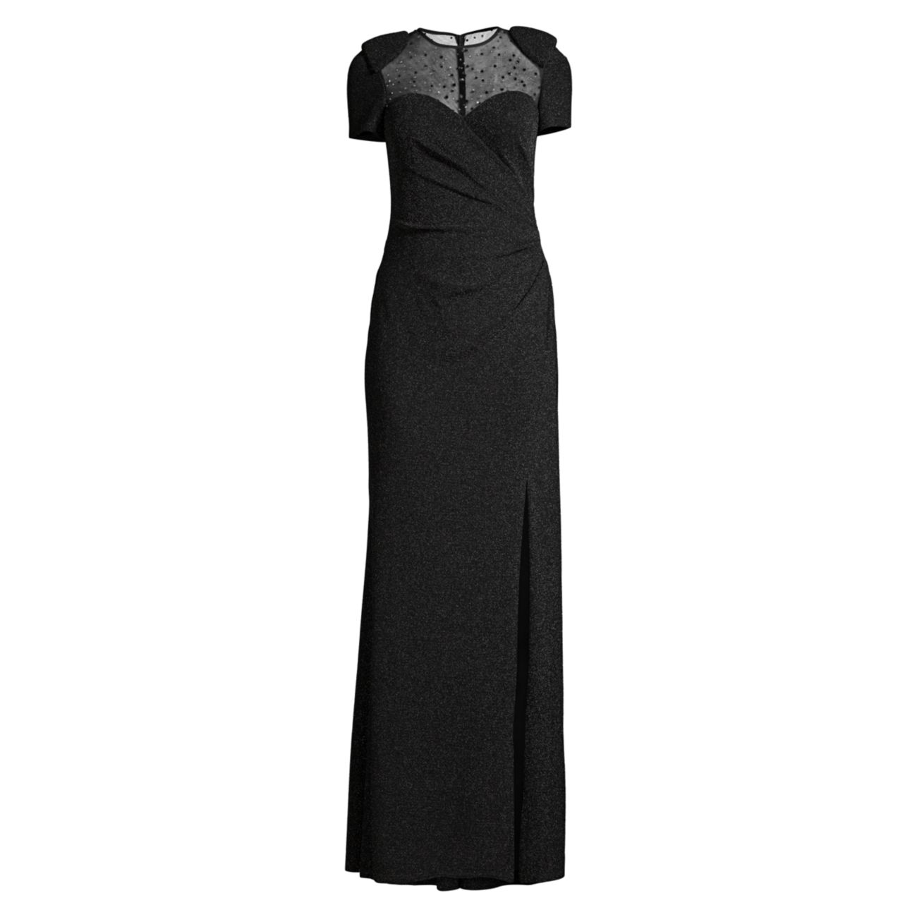 Вечернее платье с блестками и бисером Basix Black Label