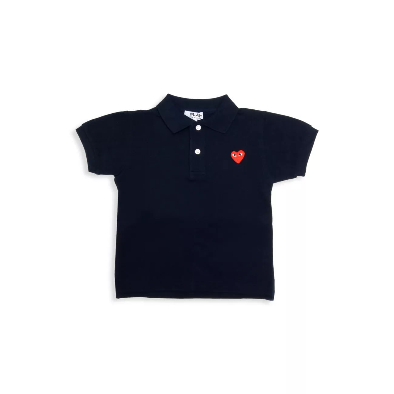 Детская поло рубашка Comme des Garçons Little Kid's Logo Polo Shirt Comme des Garcons